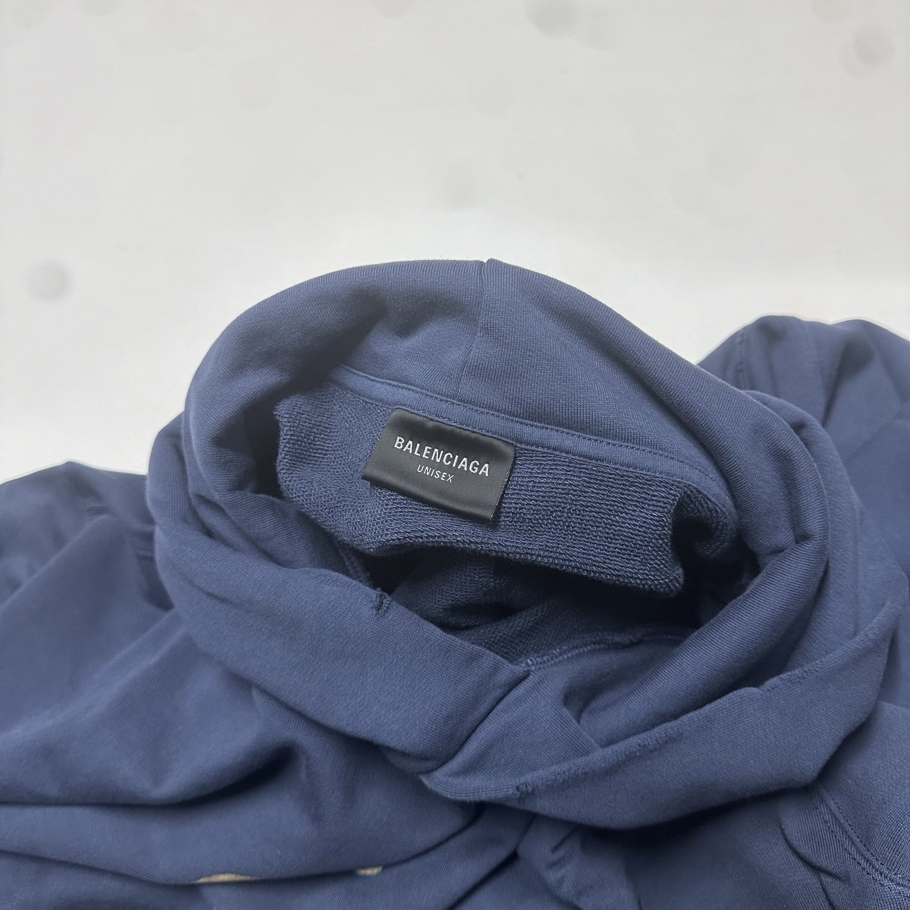 Balenciaga BALENCIAGA size L Bitcoin Blue hoodie sweatshirt large Size US L / EU 52-54 / 3 - 12 Thumbnail