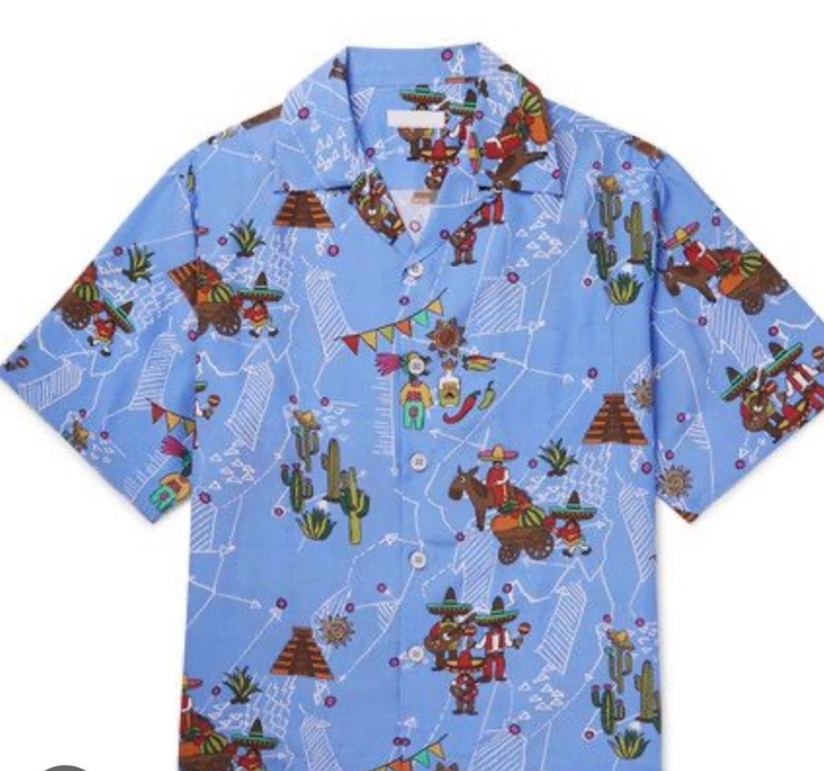 Prada 2016 Printed Camp Shirt Size US XXL / EU 58 / 5 - 2 Thumbnail