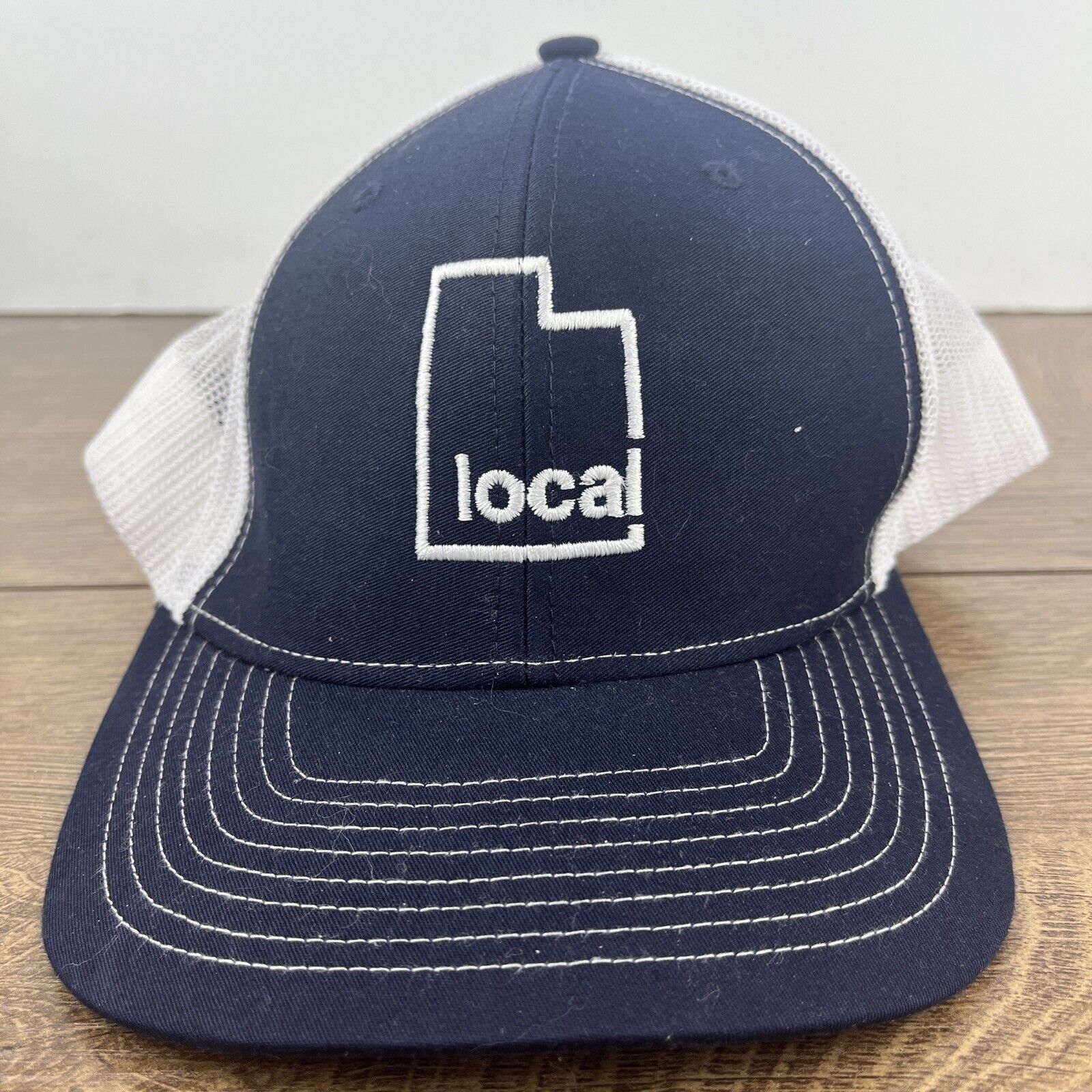 Other Local Snapback Hat Blue Hat Adjustable Adult Size Blue Hat C Size ONE SIZE - 2 Thumbnail