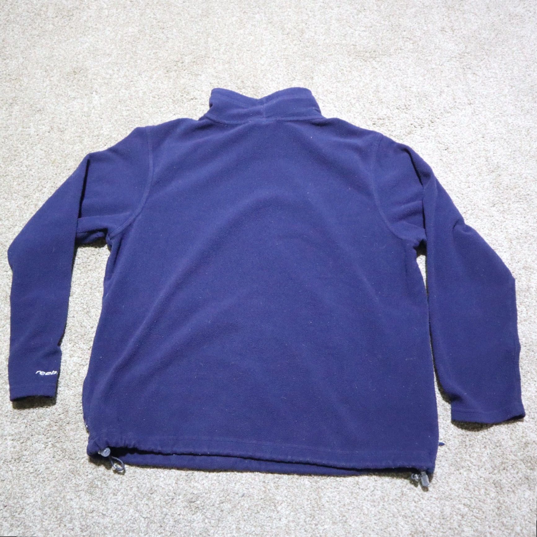 Reebok Reebok Sweater Full Zip Long Sleeve Men M Blue Solid Logo casual Adult Mens Size M Size US M / EU 48-50 / 2 - 8 Thumbnail