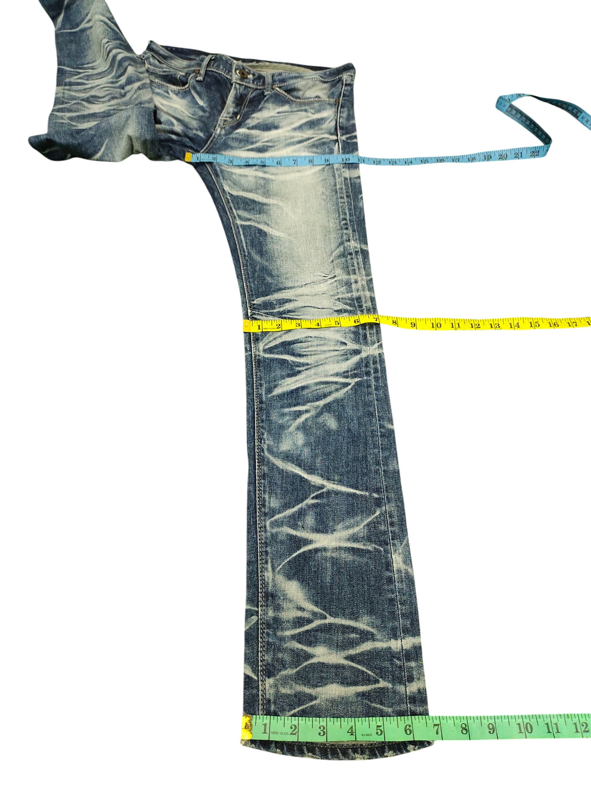 GOSTAR DE FUGA Gostar De Fuga Japan Jeans Clawmark Faded Denim Size US 31 - 17 Thumbnail