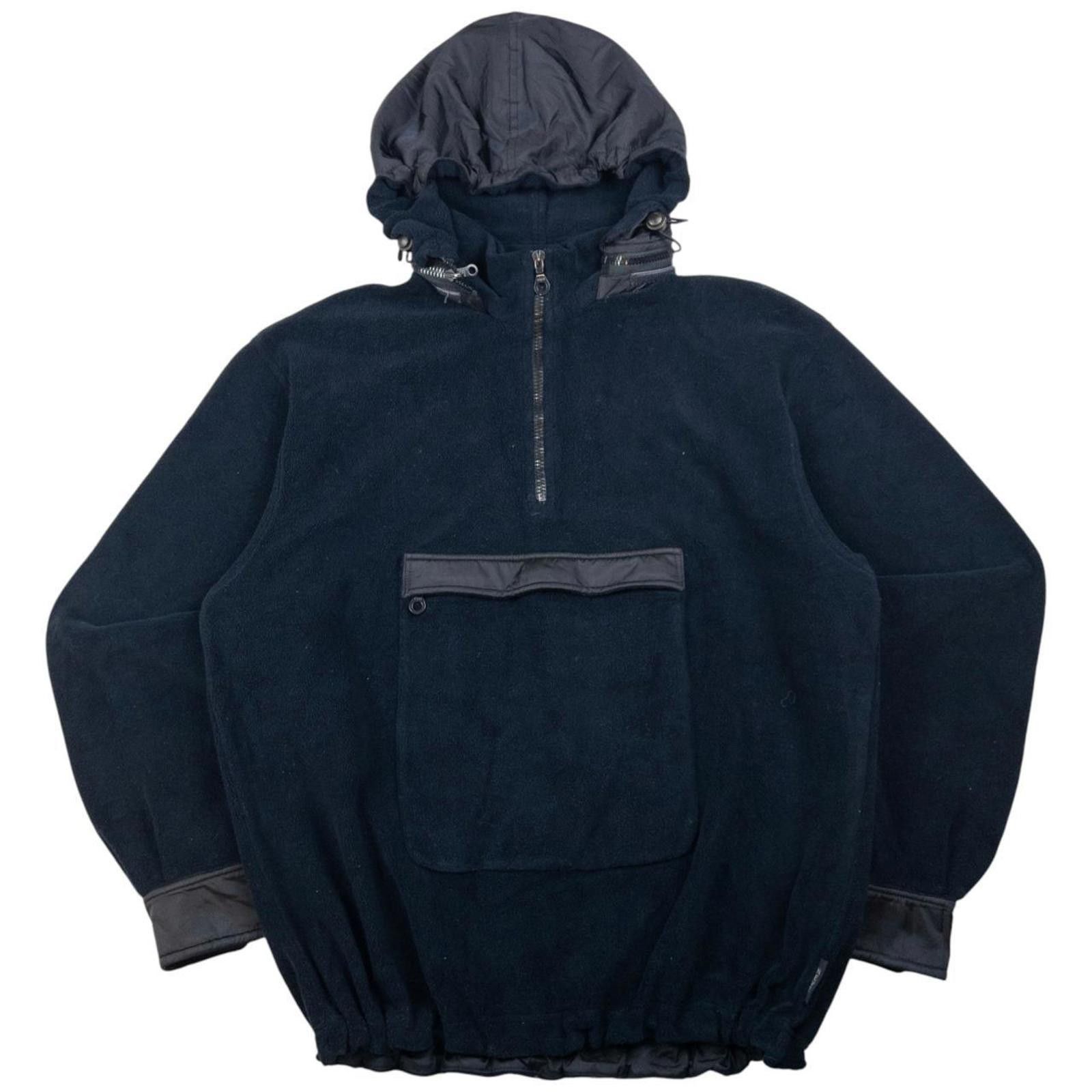 Vintage Giorgio Armani Neve Q Zip Fleece Jacket Size M