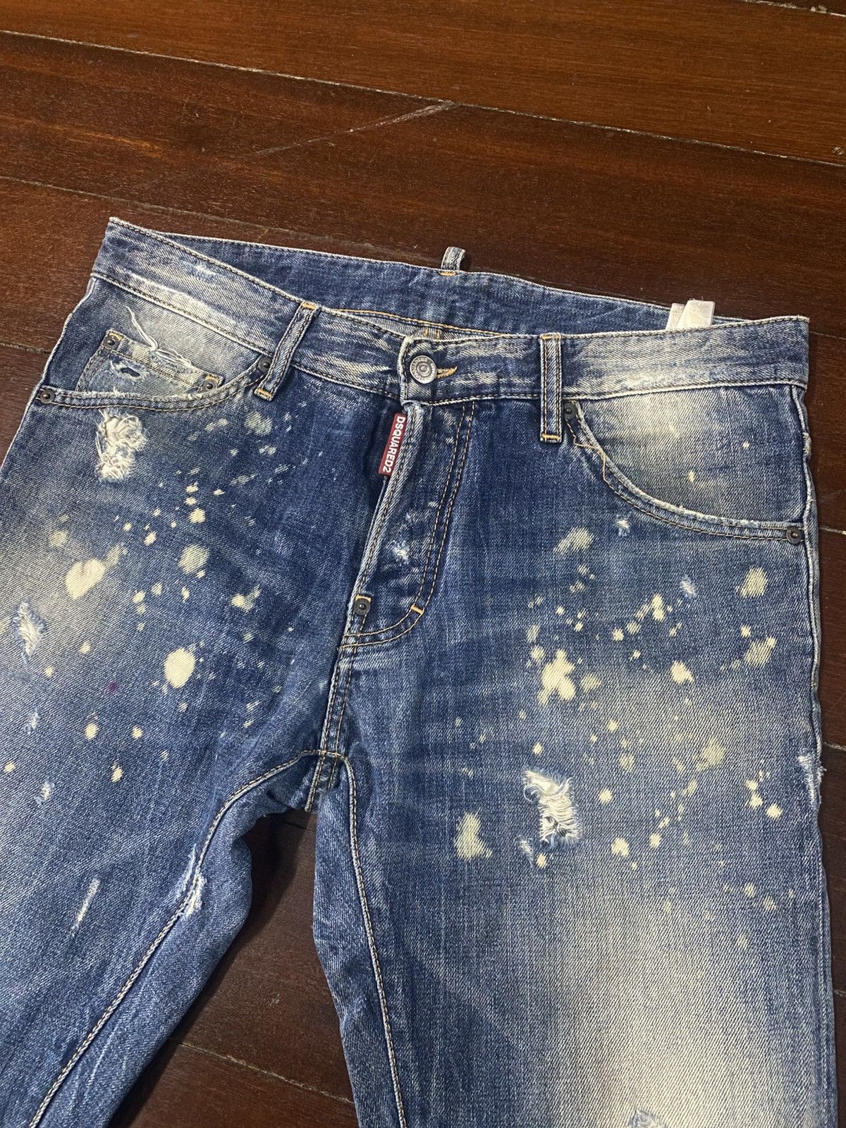 Dsquared2 Rare DSquared2 Jeans distressed splatted Size US 34 / EU 50 - 7 Thumbnail