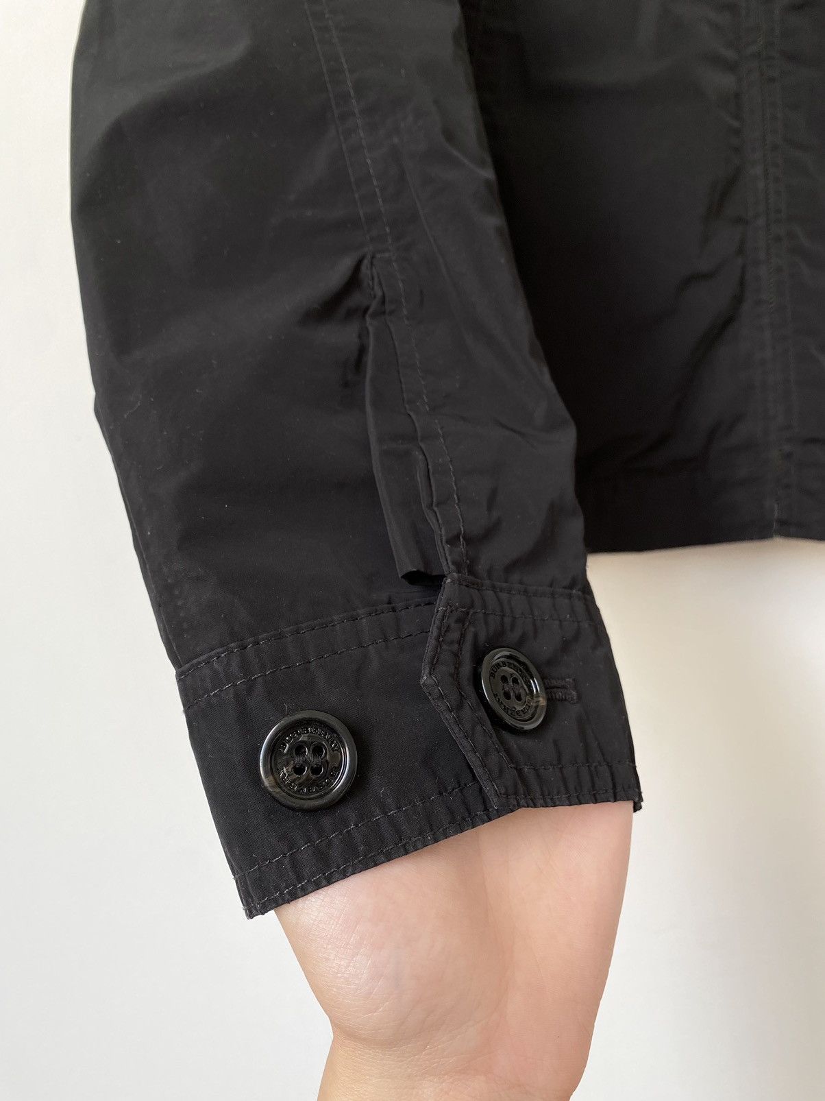 Burberry Burberry Black Windproof/Waterproof Jacket, Size:XL Size US XL / EU 56 / 4 - 7 Thumbnail
