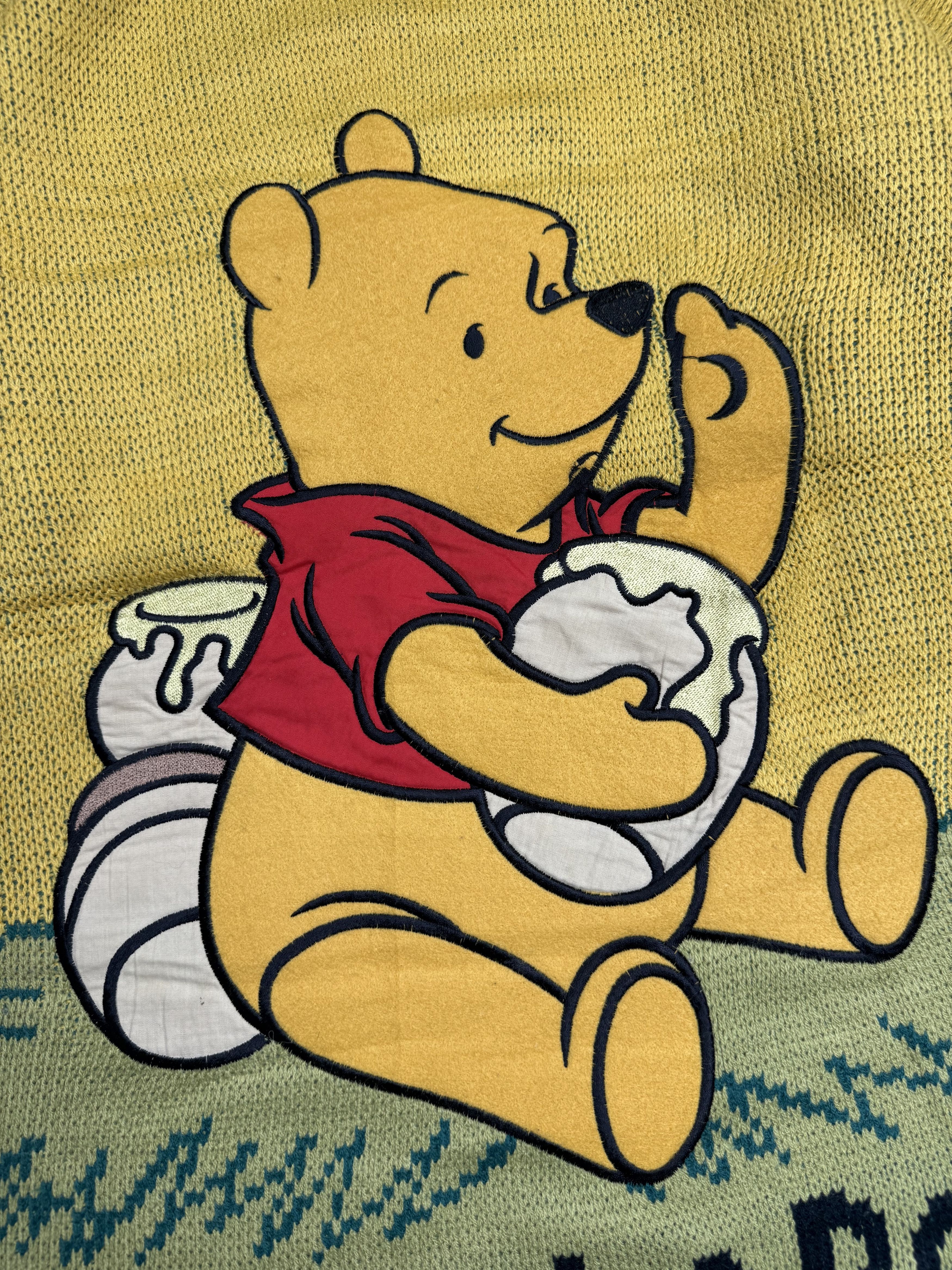 Disney Vintage Pooh Disney Knit Sweater Size US S / EU 44-46 / 1 - 3 Thumbnail