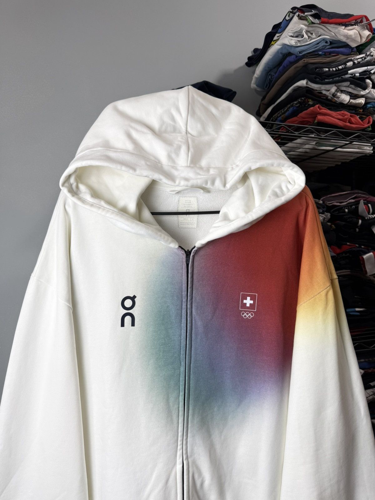 Other 💥Rare! CloudTec Swiss Olympic Zip Hoodie Size US XL / EU 56 / 4 - 5 Thumbnail