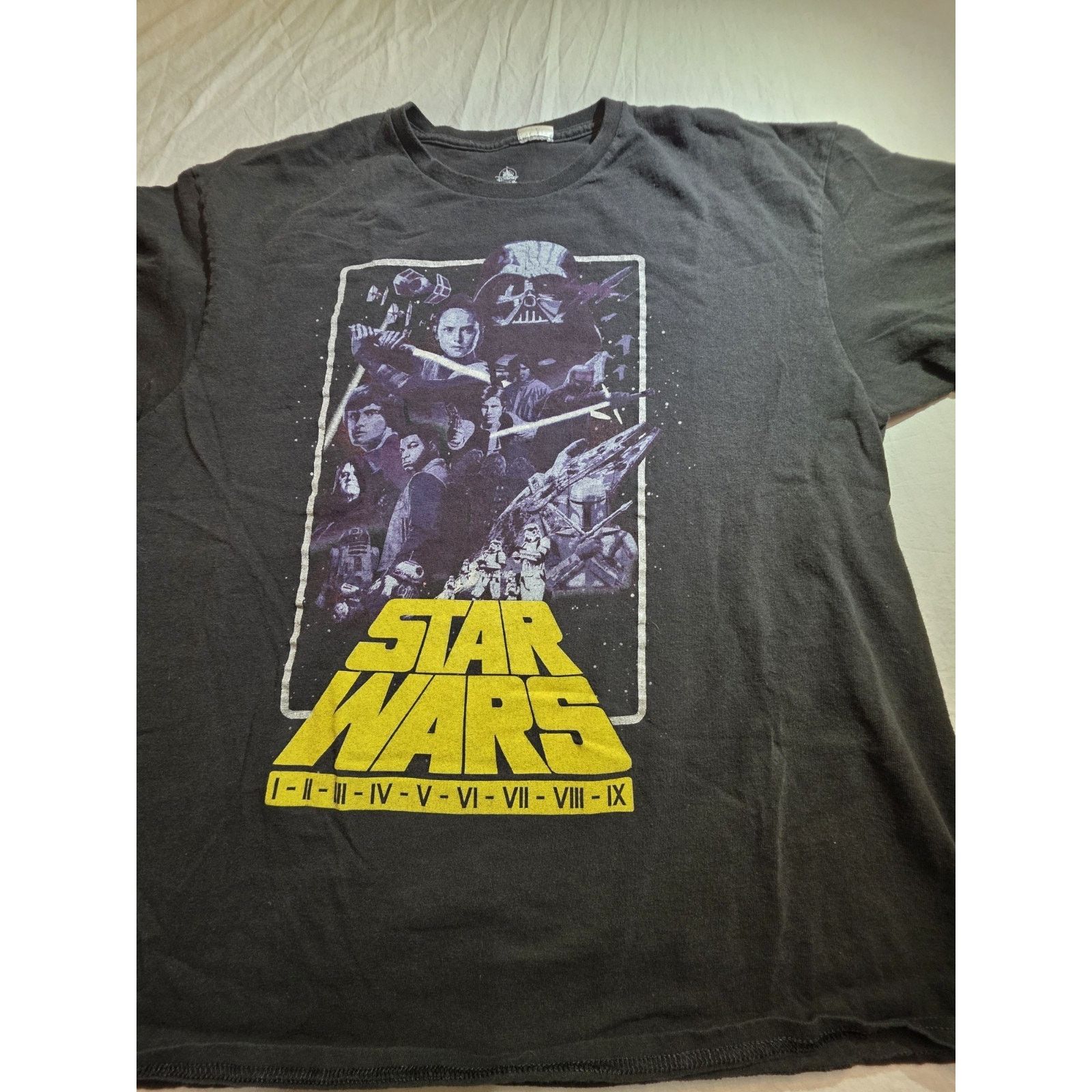 Disney Star Wars Disney Men's Size Xl Short Sleeve Black T-shirt Size US XL / EU 56 / 4 - 1 Thumbnail