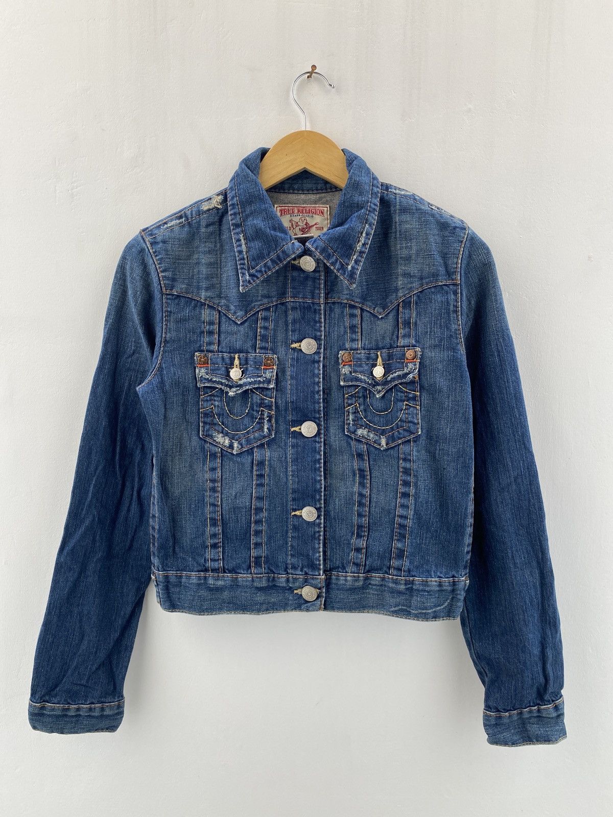 True Religion True Religion Denim Trucker Jacket Size US S / EU 44-46 / 1 - 2 Thumbnail