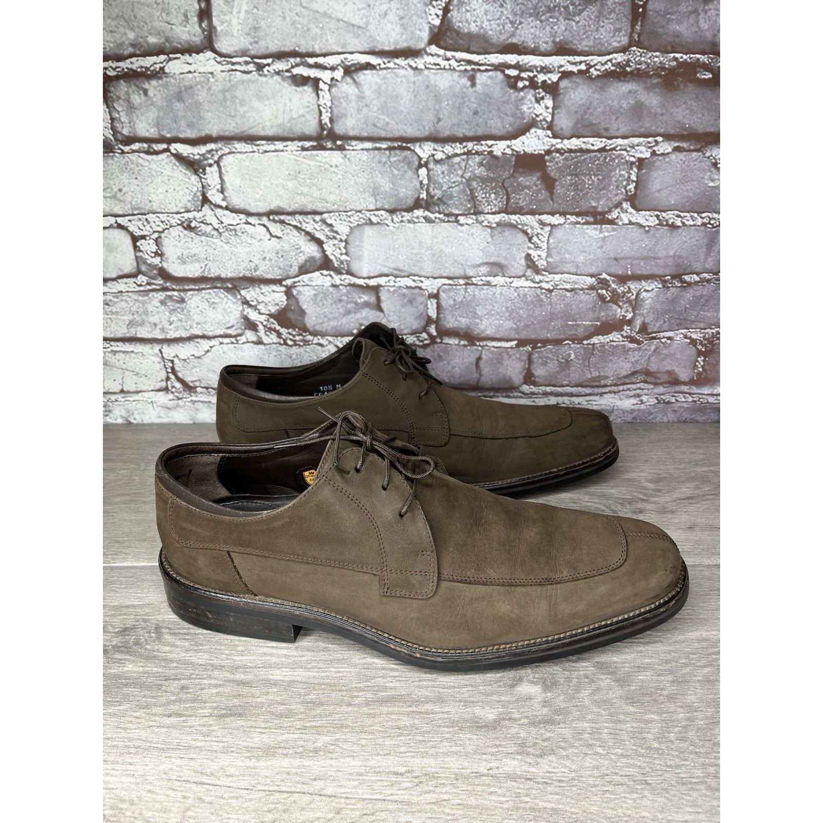 Cole Haan Cole Haan Brown Nubuck Leather Split Oxfords Waterproof Shoe Size US 10.5 / EU 43-44 - 17 Thumbnail