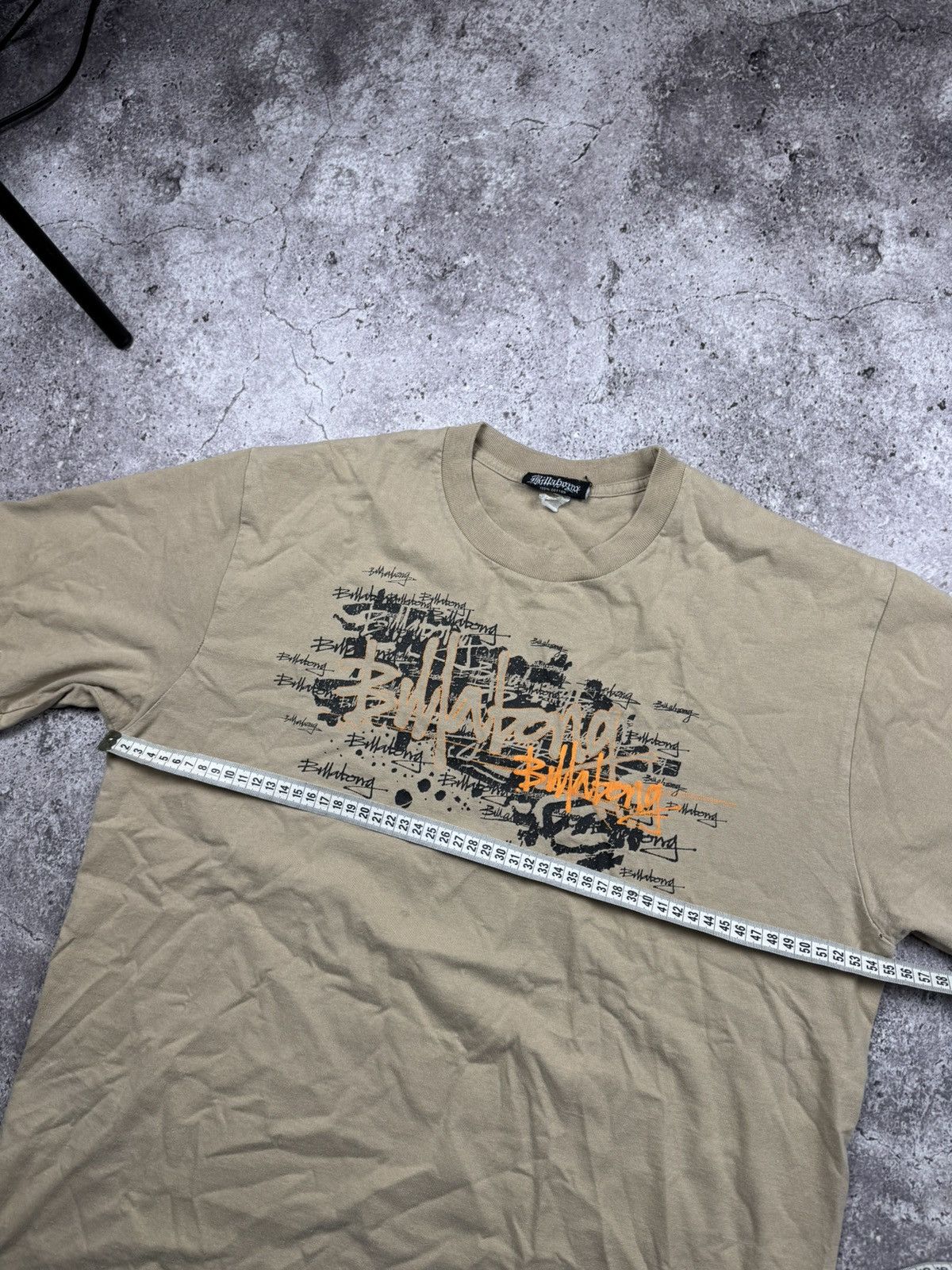 Billabong 🔥 Rare Billabong Y2K Affliction Crazy Distress T Shirt Japan Size US L / EU 52-54 / 3 - 5 Thumbnail