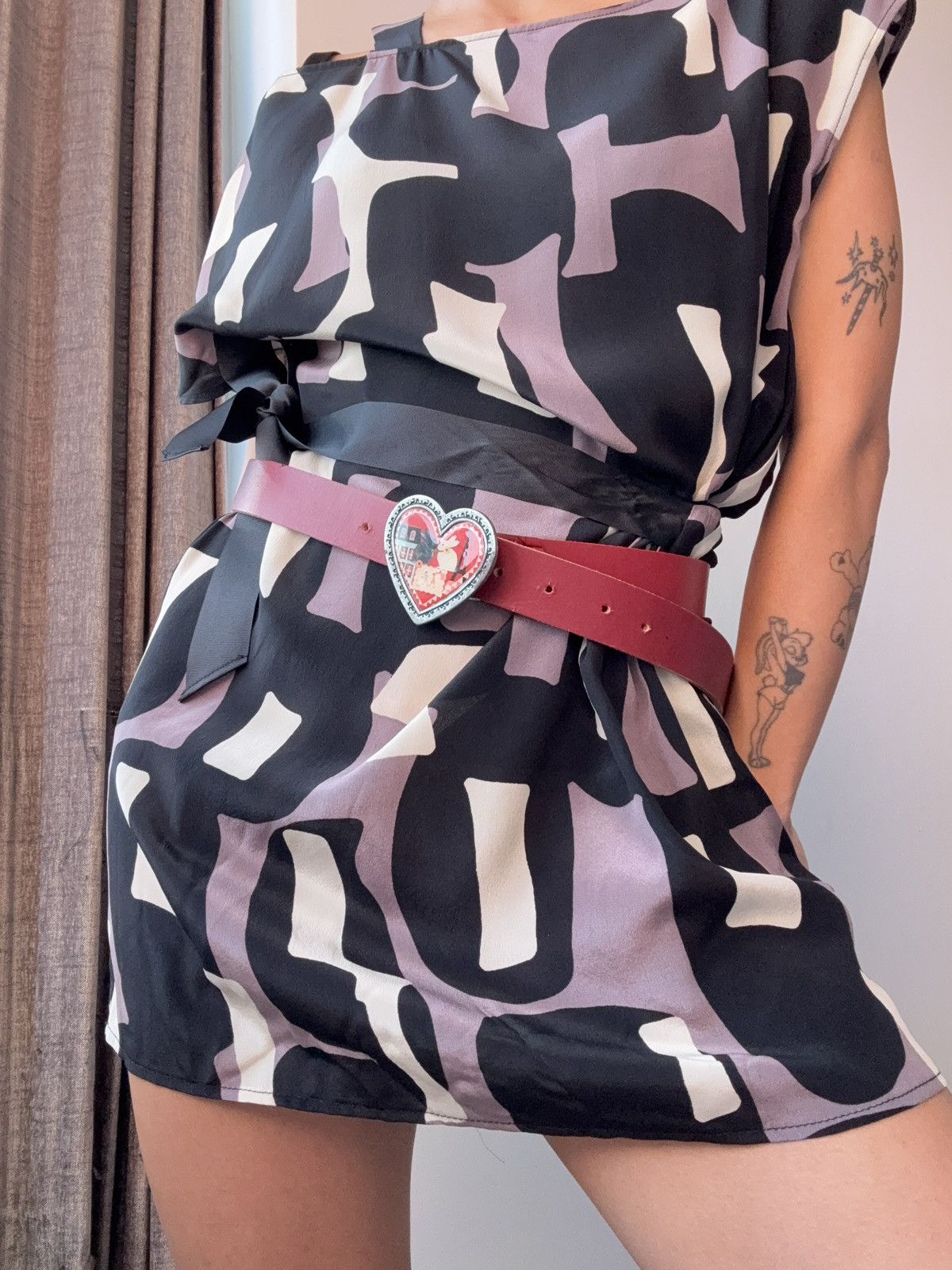 Vintage Y2k leather belt Size ONE SIZE - 2 Thumbnail