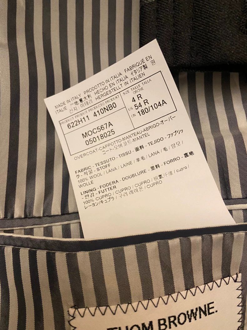 Thom Browne Thom Browne size4 A plaid overcoat Size US XL / EU 56 / 4 - 6 Thumbnail