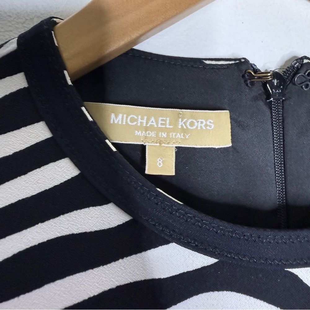 Michael Kors MICHAEL KORS COLLECTION Zebra Print Sheath Dress Size 8 Size M / US 6-8 / IT 42-44 - 3 Thumbnail