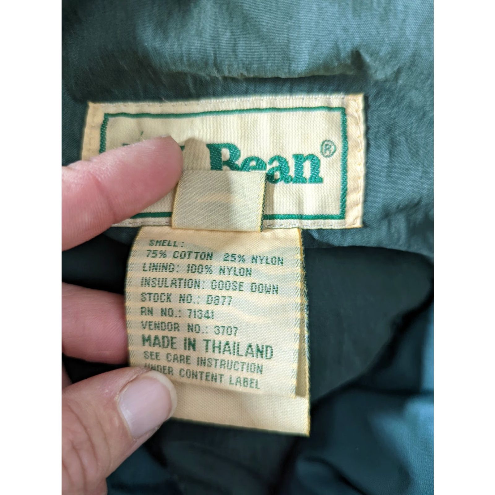 Vintage VINTAGE L.L. Bean Women's Parka Jacket Coat Goose Down Winter Green L Size L / US 10 / IT 46 - 3 Thumbnail