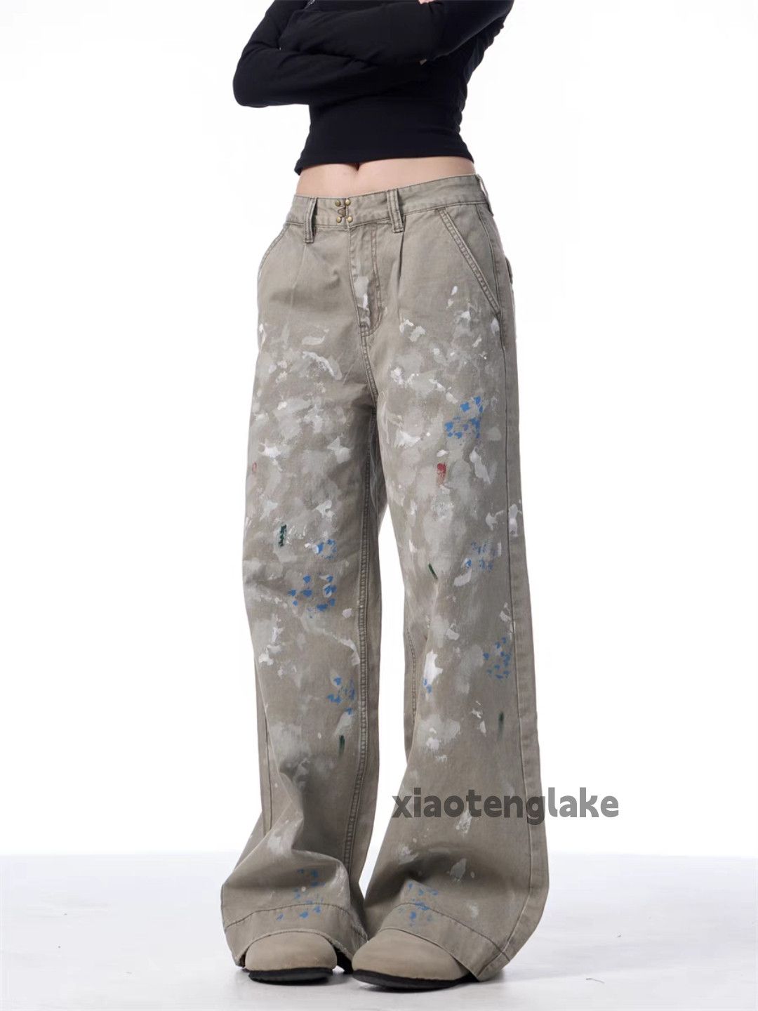 Designer × Japanese Brand × Vintage utility workwear unisex washed carpenter paint pants Size US 30 / EU 46 - 1 Thumbnail