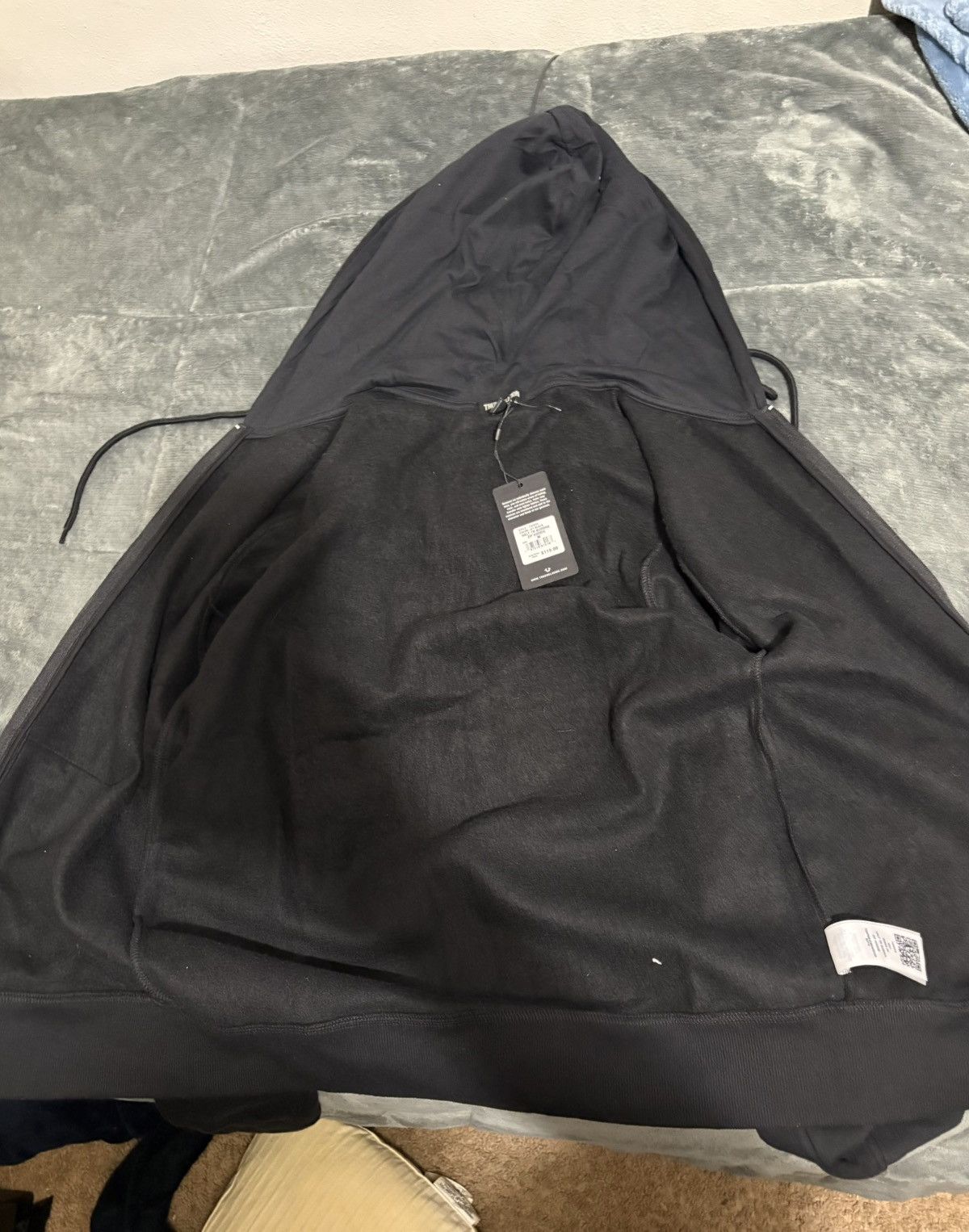 True Religion Black True Religion zip-up hoodie Size US M / EU 48-50 / 2 - 2 Thumbnail
