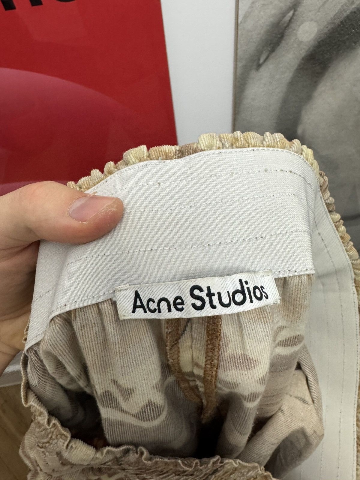 Acne Studios Acne Studios Fullprint Hippie Style Cozy Pant Avant Garde Size US 32 / EU 48 - 7 Thumbnail