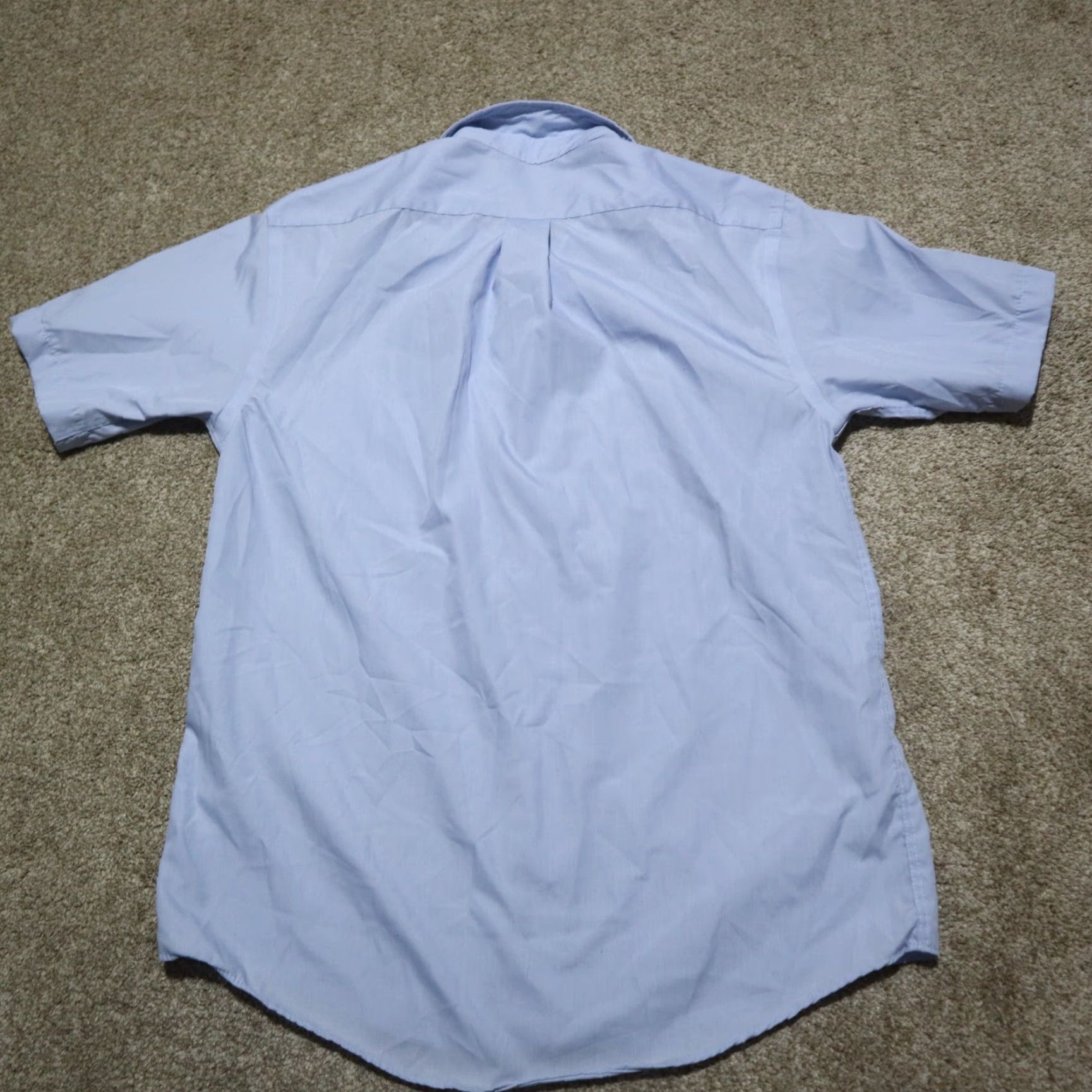 Vintage VINTAGE Puritan Solid Blue Button-Up Shirt Adult Men's M Medium Short Sleeve Collared Size US M / EU 48-50 / 2 - 7 Thumbnail