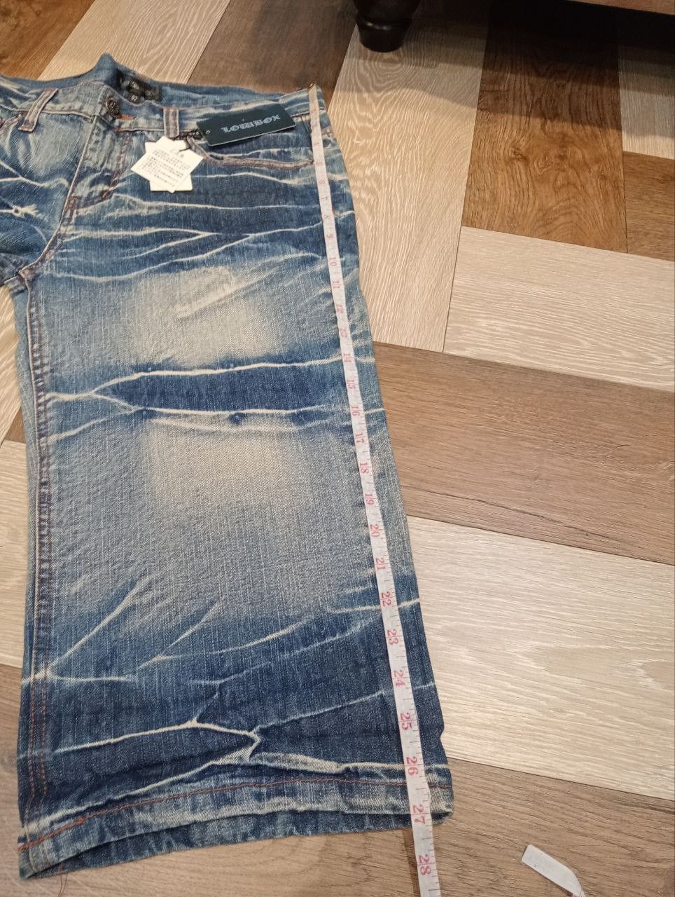 LOWBOX LOWBOX JAPAN BLUE DENIM SHORTPANTS Size US 33 - 13 Thumbnail