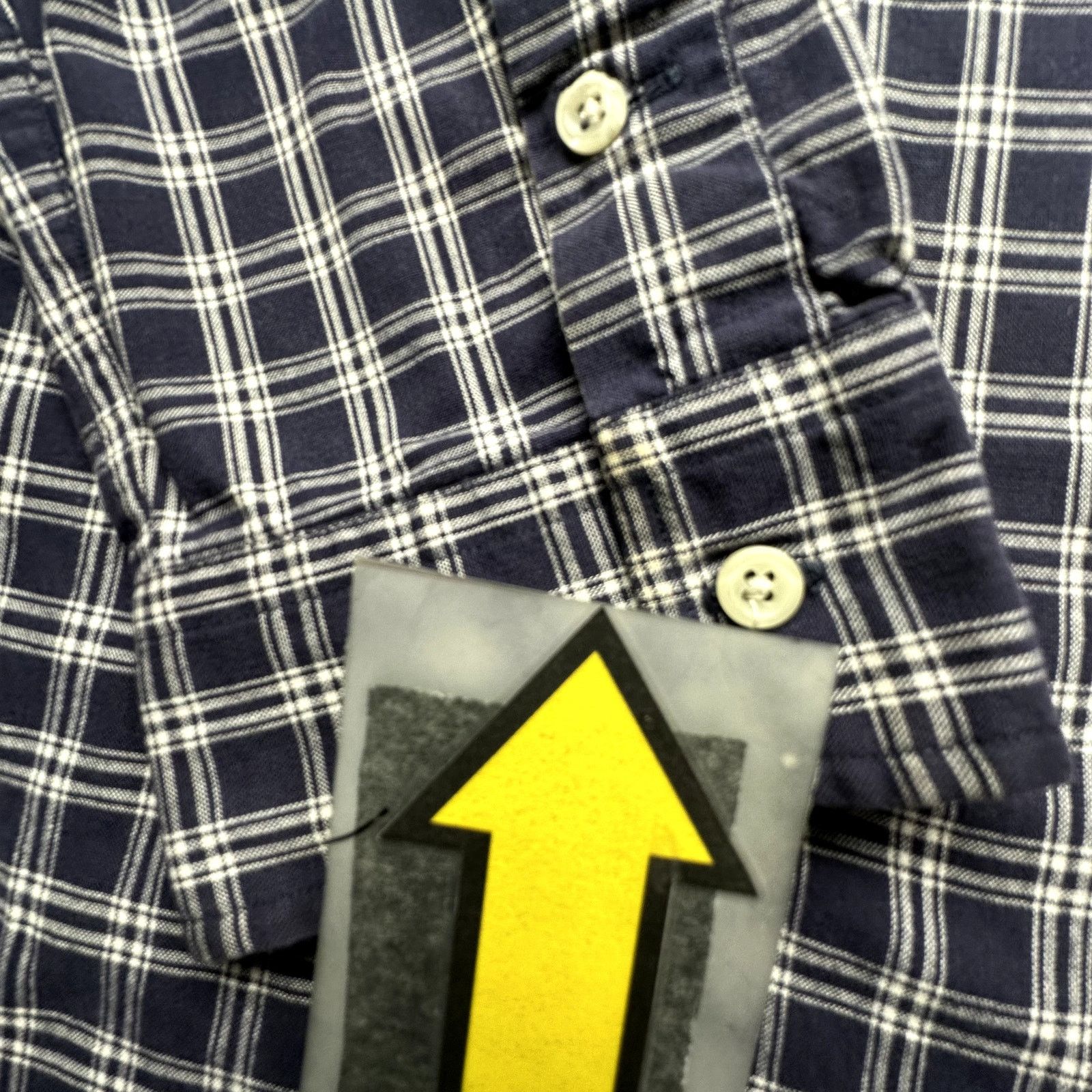 Ralph Lauren Ralph Lauren Moore Plaid Button Down Shirt Men XL Navy White Size US XL / EU 56 / 4 - 10 Thumbnail