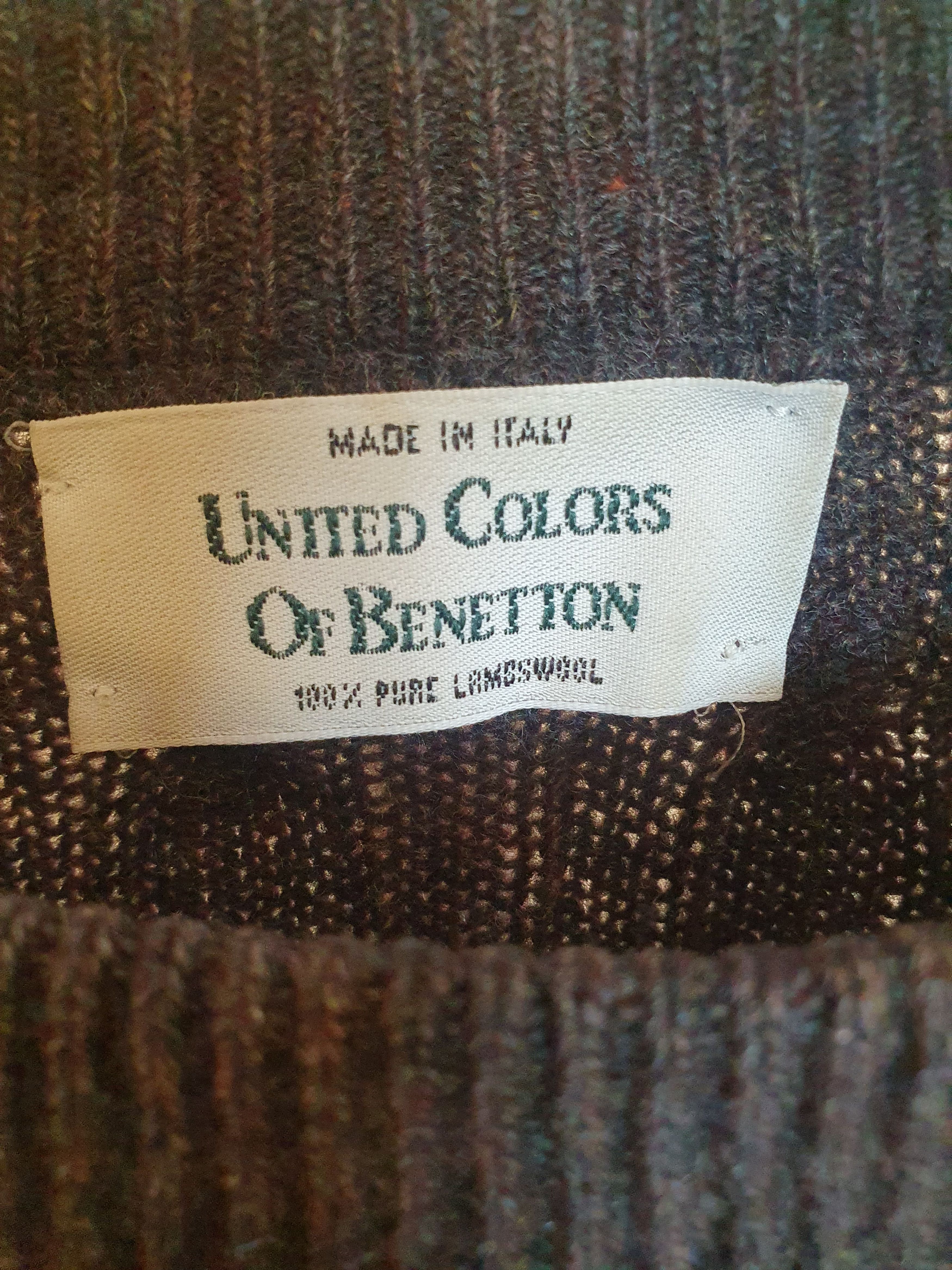 United Colors Of Benetton United Colors of Benetton 100% Lambs Wool Sweater L Size US L / EU 52-54 / 3 - 2 Thumbnail