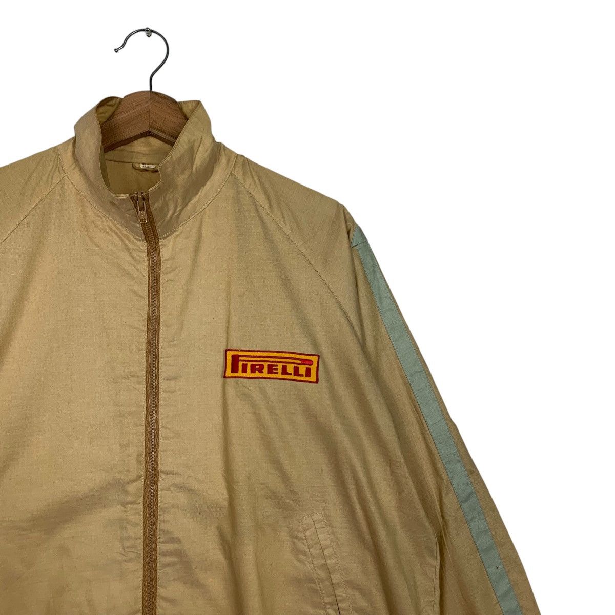 Pirelli Vintage 90s PIRELLI Embroidery Logo Cotton Jacket #2798-C126 Size US M / EU 48-50 / 2 - 4 Thumbnail
