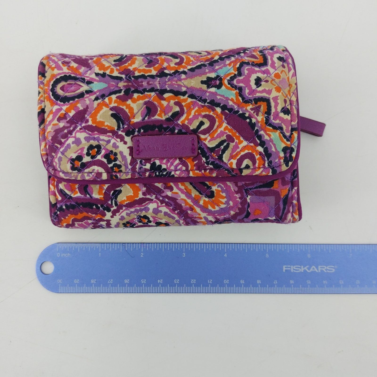 Vera Bradley Vera Bradley Purple RFID Riley Compact Wallet Trifold Casual Size ONE SIZE - 7 Thumbnail