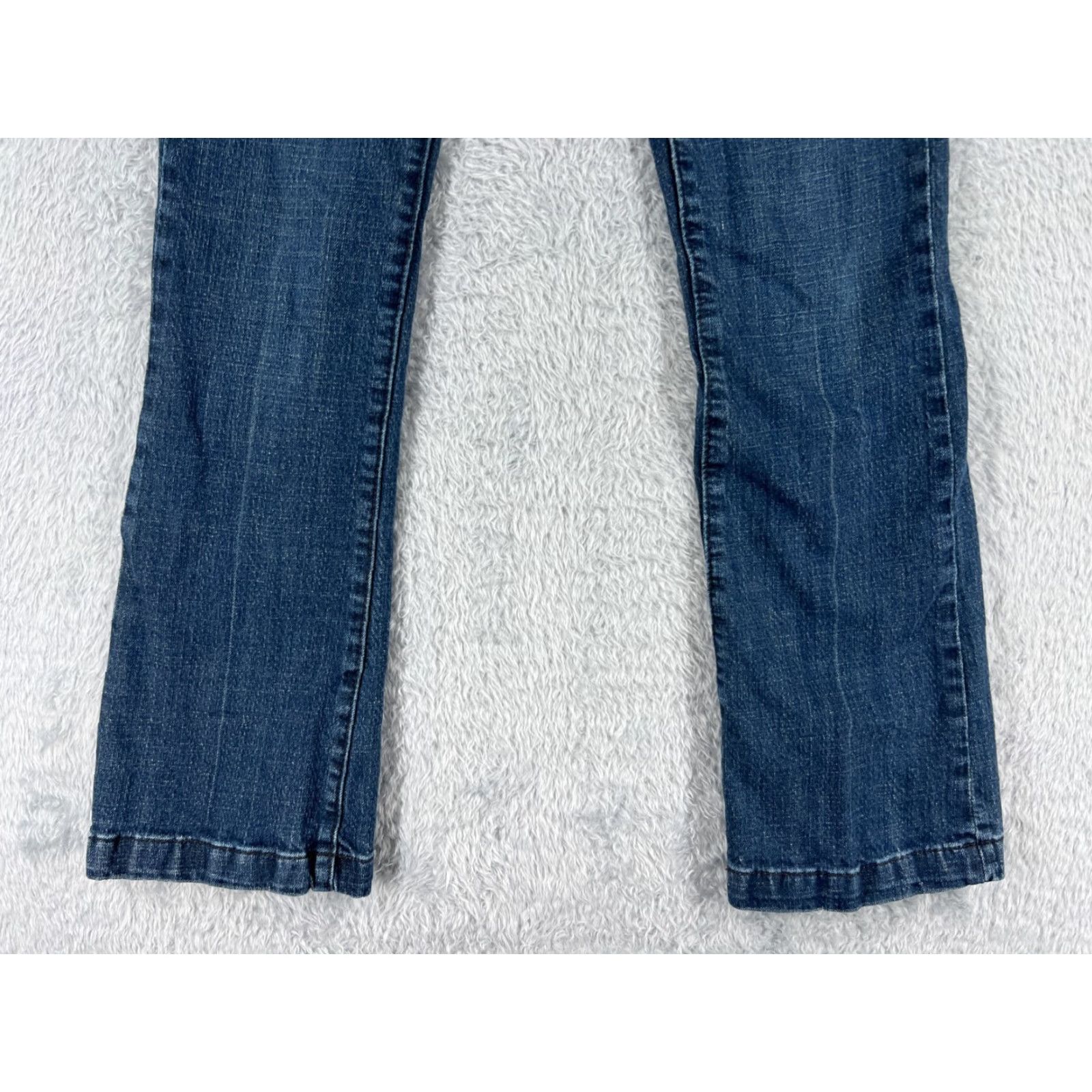 Denime VINTAGE Sussan Jeans 8 Blue Denim Bootcut Skinny Low Rise Cotton 26x30 30 in 5-Pocket Design Embroidered Stretch Regular Womens Size 30" / US 8 / IT 44 - 2 Thumbnail