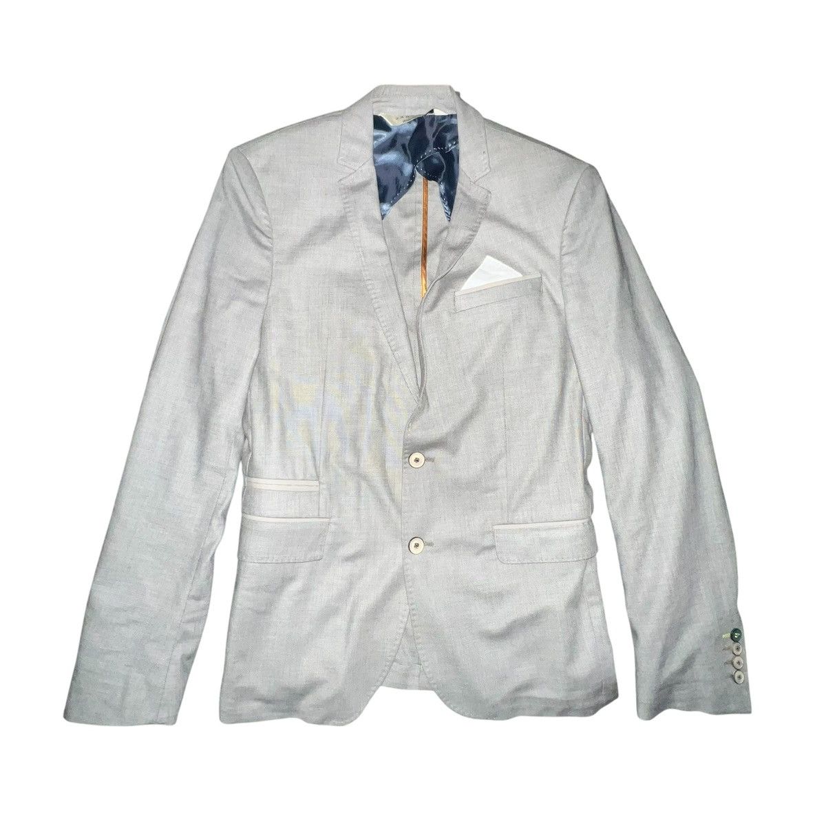 Zara ZARA MAN Denim Couture Blazer Jacket Sz 38 Size 38R - 1 Thumbnail