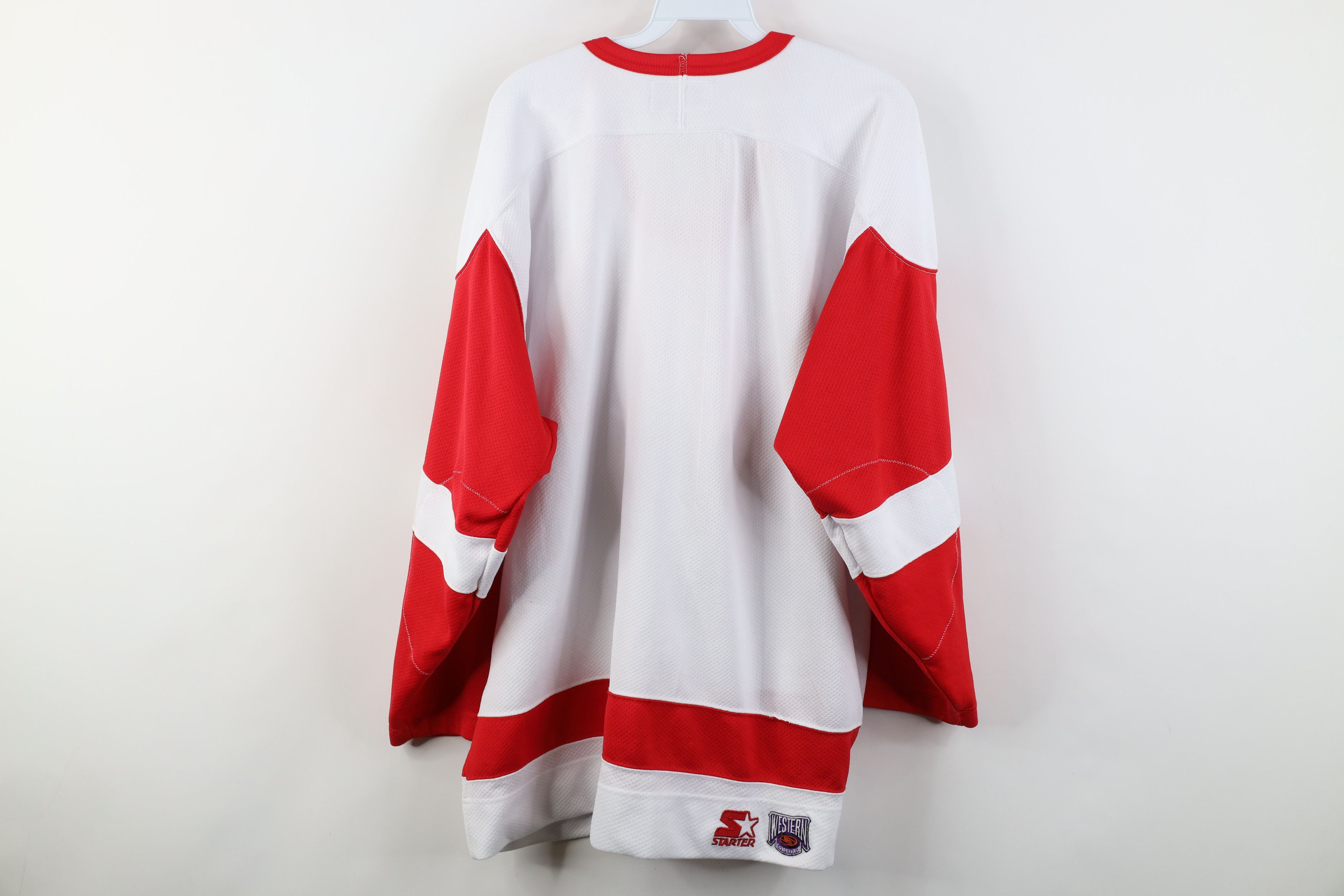 Starter Vintage 90s Starter Red Wings Hockey Jersey 2Pac 2 Pac White Size US L / EU 52-54 / 3 - 14 Thumbnail