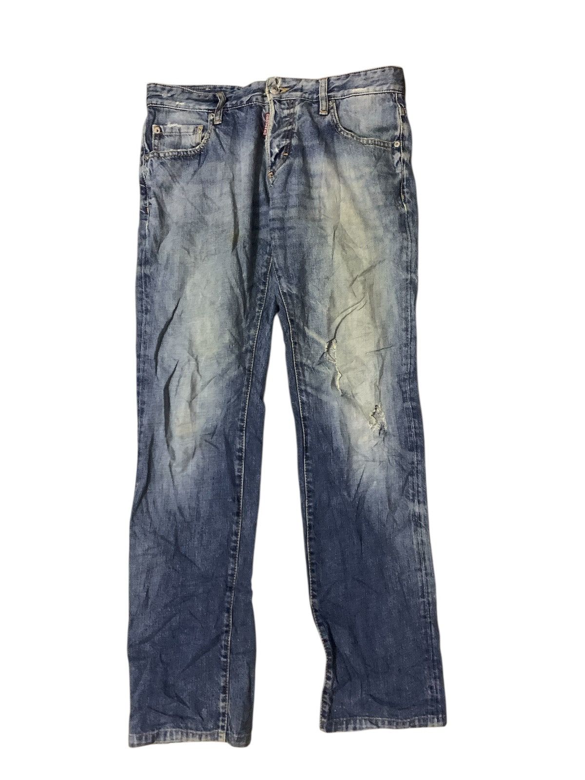 Dsquared2 Flare Distressed Denim Jeans