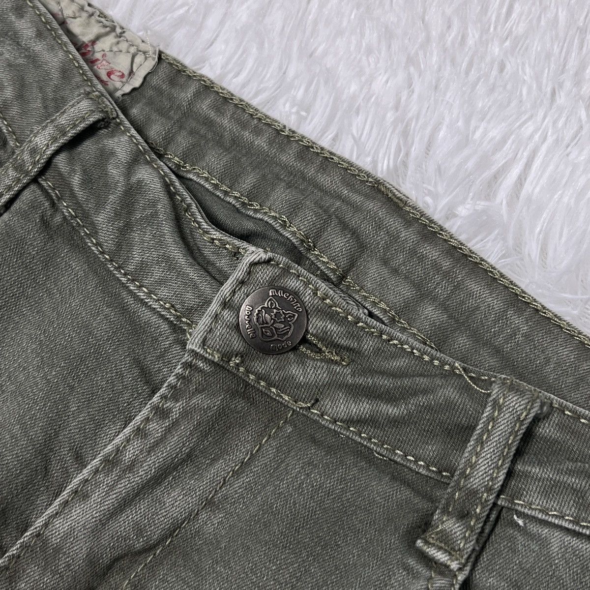 Japanese Brand Machine Nouvelle Mode Distressed Cargo Pants Size US 31 - 5 Thumbnail