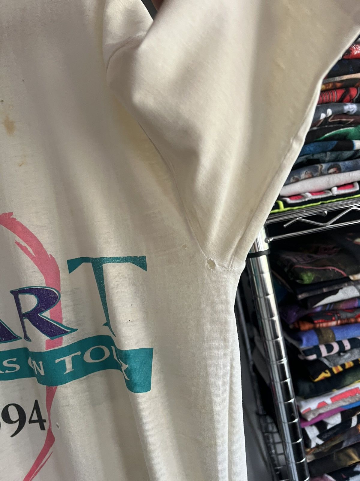 Band Tees 1994 Heart Desire Walks On Tour Single Stitch Tee Size US L / EU 52-54 / 3 - 6 Thumbnail