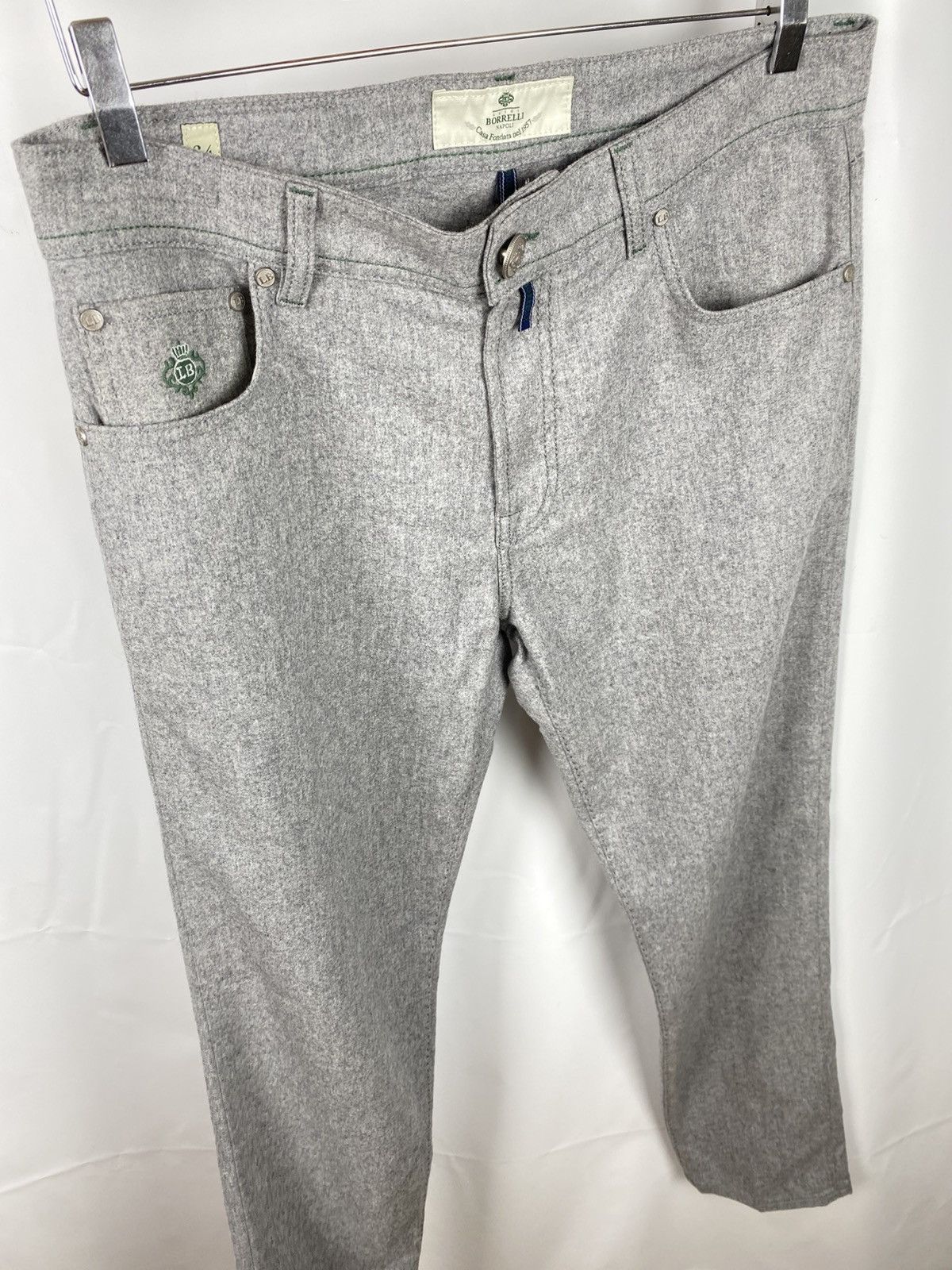 Luigi Borrelli Luigi Borrelli Camerelle Pantalone Pants Cotton-Polyester 34 Size US 34 / EU 50 - 8 Thumbnail