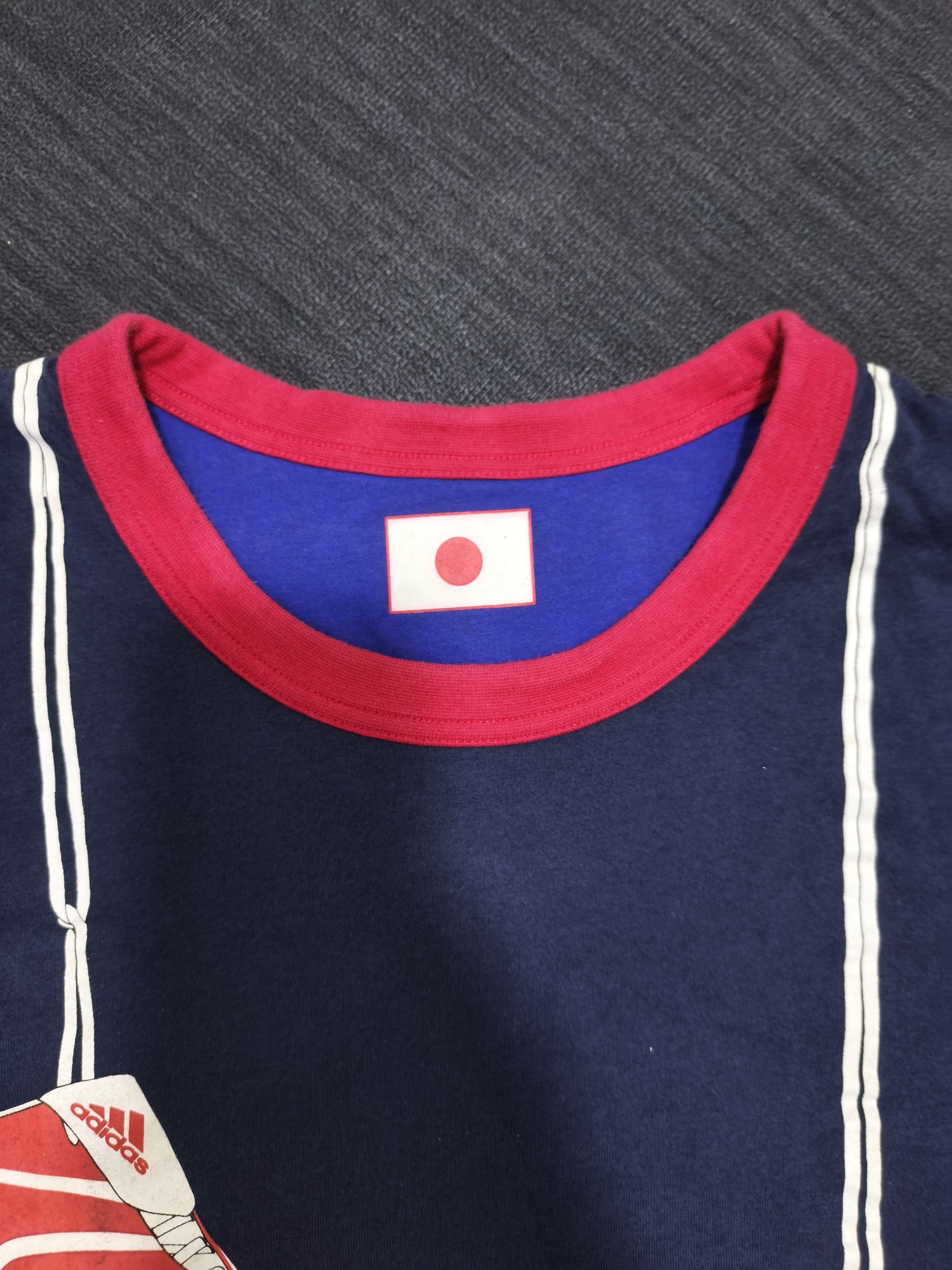 Adidas Vintage 2007 Japan National Team Adidas Reversible T-Shirt Size US L / EU 52-54 / 3 - 13 Thumbnail