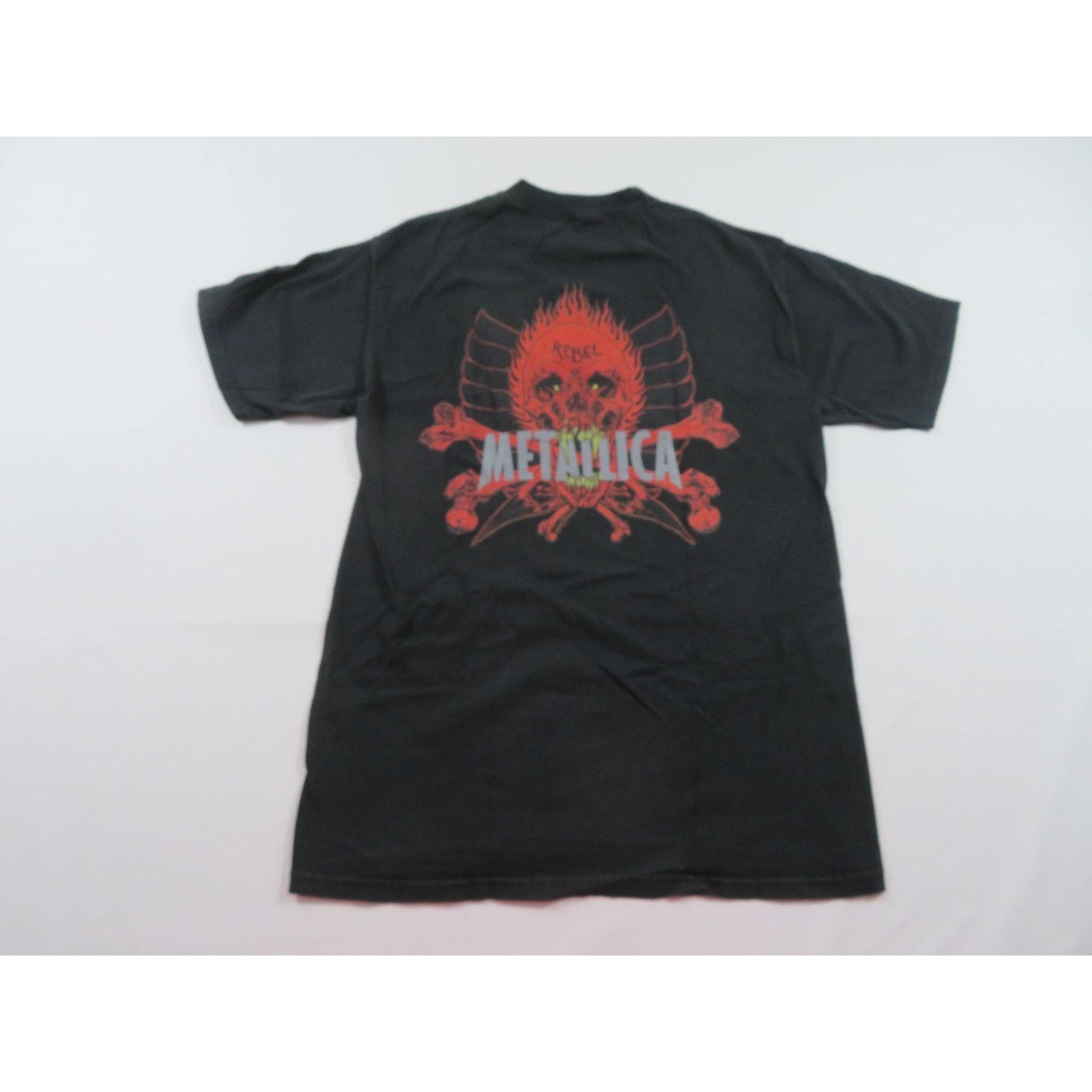 Other Metallica Skull Rebel Rock T-Shirt Double Sided Sz L 1990s Size US L / EU 52-54 / 3 - 1 Thumbnail