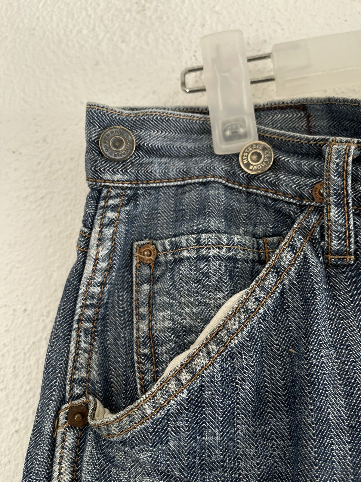 Hysteric Glamour Hysteric Glamour Kinky Hickory Carpenter Denim Frayed Hem Size US 33 - 13 Thumbnail