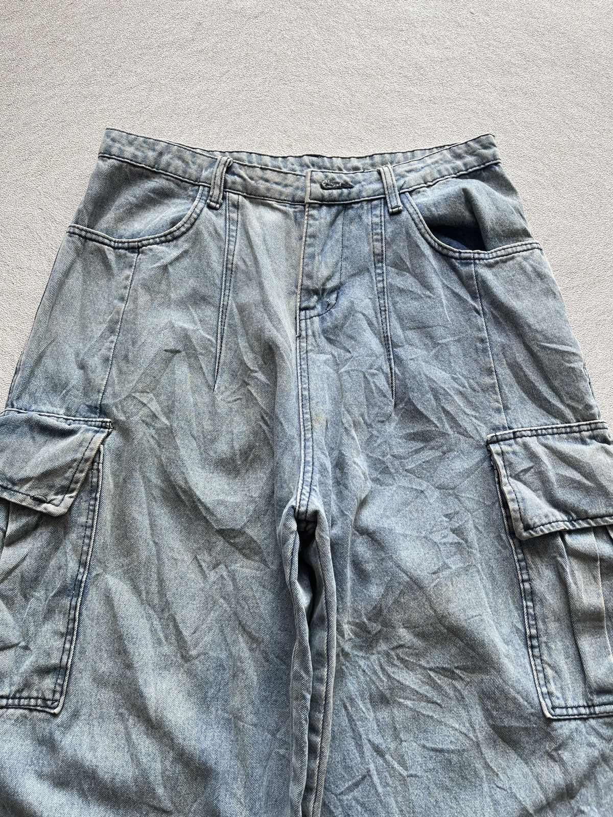 Yohji Yamamoto 2000s Cargo Super Wide Balloon Pants Size US 32 / EU 48 - 2 Thumbnail
