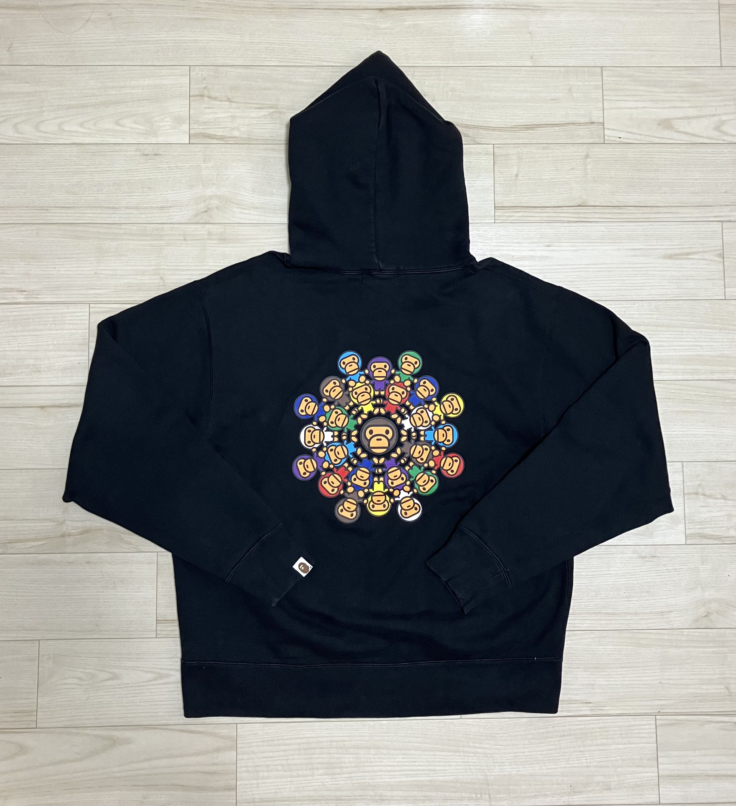 Bape Baby Milo Circle Relaxed Pullover Hoodie | Grailed
