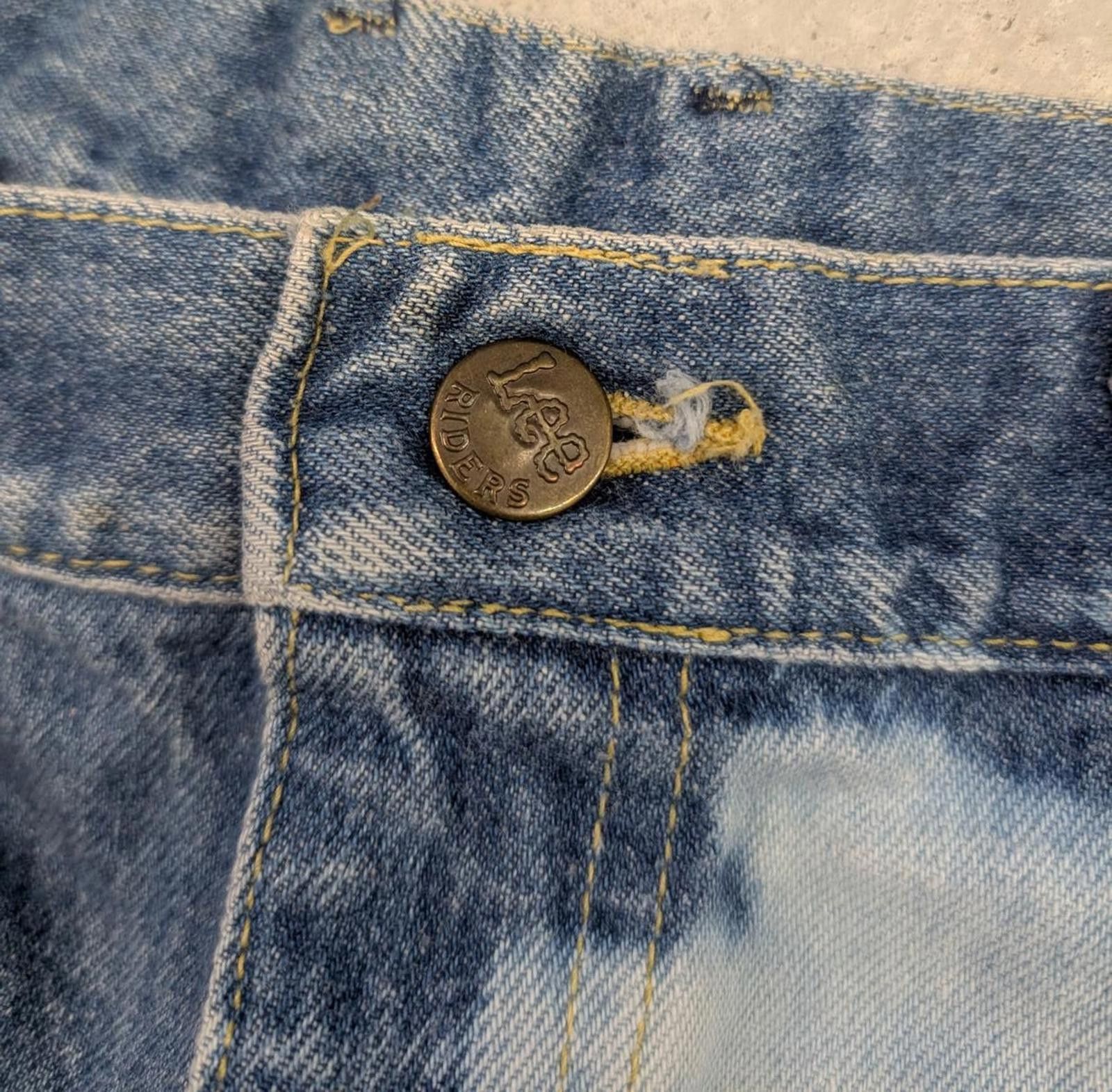Lee Vintage Lee Riders 1 of 1 Handprint Blue Denim Jeans Size US 28 / EU 44 - 4 Thumbnail