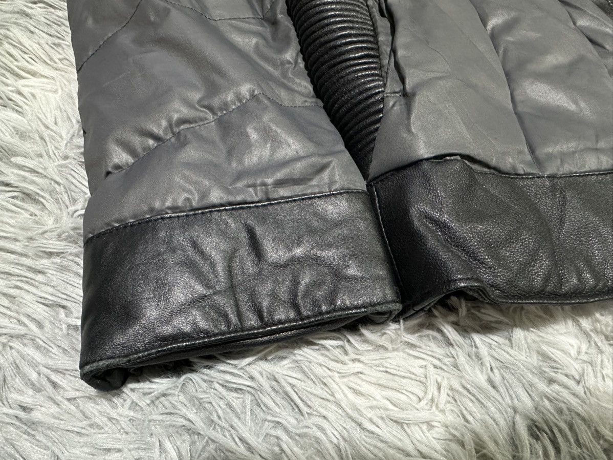 Le Grande Bleu (L.G.B.) 🔥Sick Y2K Maniac Works Puffer Leather Jacket Size US L / EU 52-54 / 3 - 7 Thumbnail