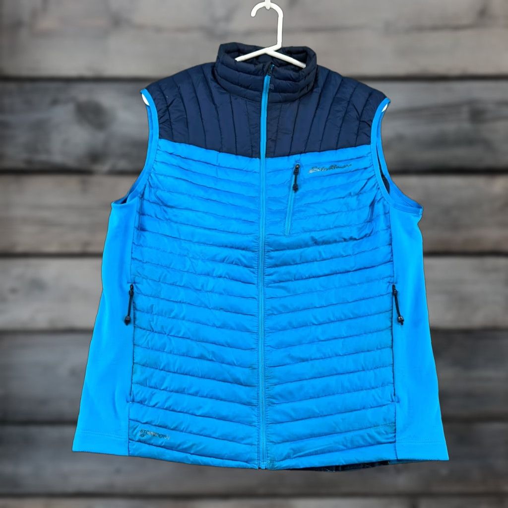 Eddie Bauer Eddie Bauer Vest Mens M Blue Puffer Goose Down 800 Full ZipStorm First Ascent 90s Regular Men Down Size US M / EU 48-50 / 2 - 1 Thumbnail