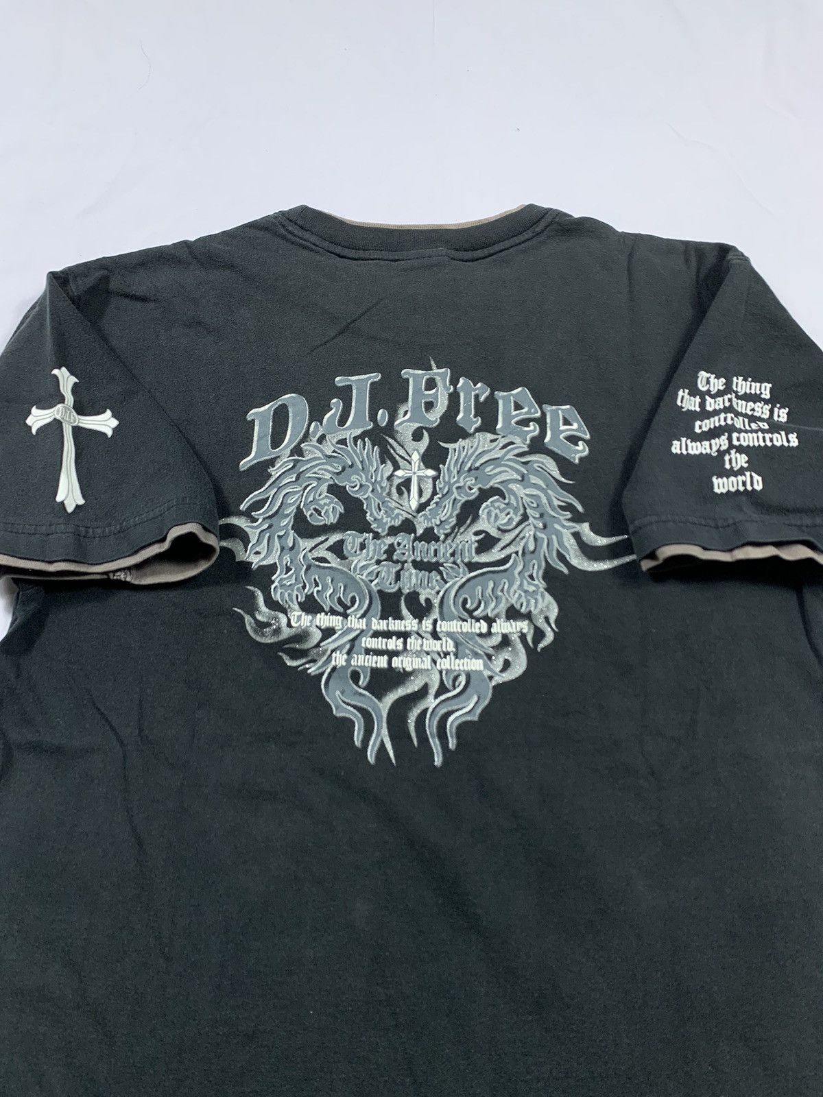 If Six Was Nine Japanese double layer Dragon Triball poem tee Size US M / EU 48-50 / 2 - 3 Thumbnail