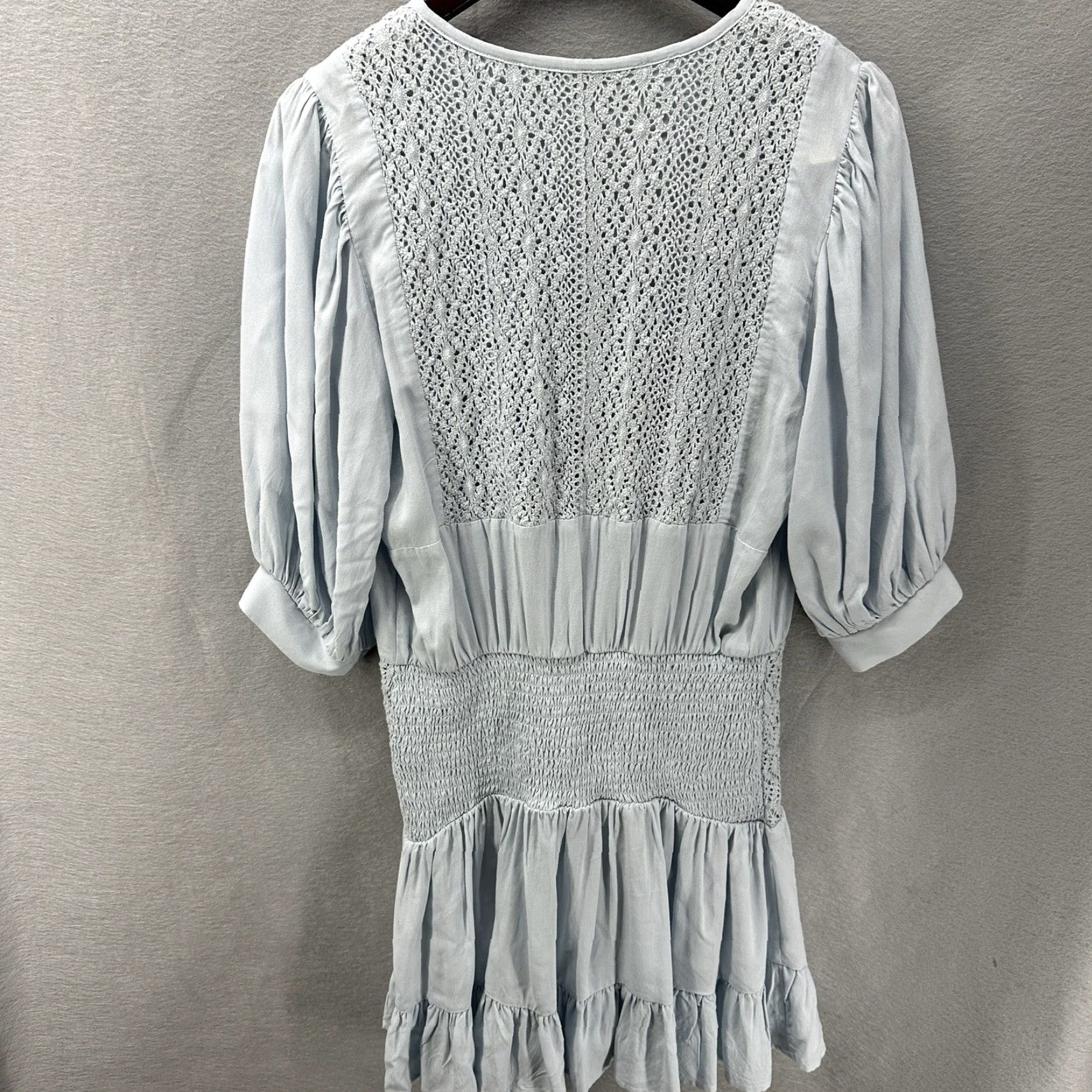 Vintage Jen's Pirate Booty Gina Mini Dress Women S Blue Bohemian Vintage Festival Summer Casual Size S / US 4 / IT 40 - 5 Thumbnail
