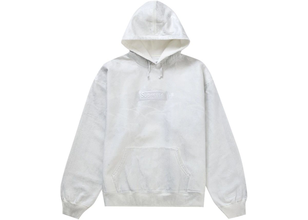 image of Supreme X Maison Margiela Hoodie in White, Men's (Size XL)