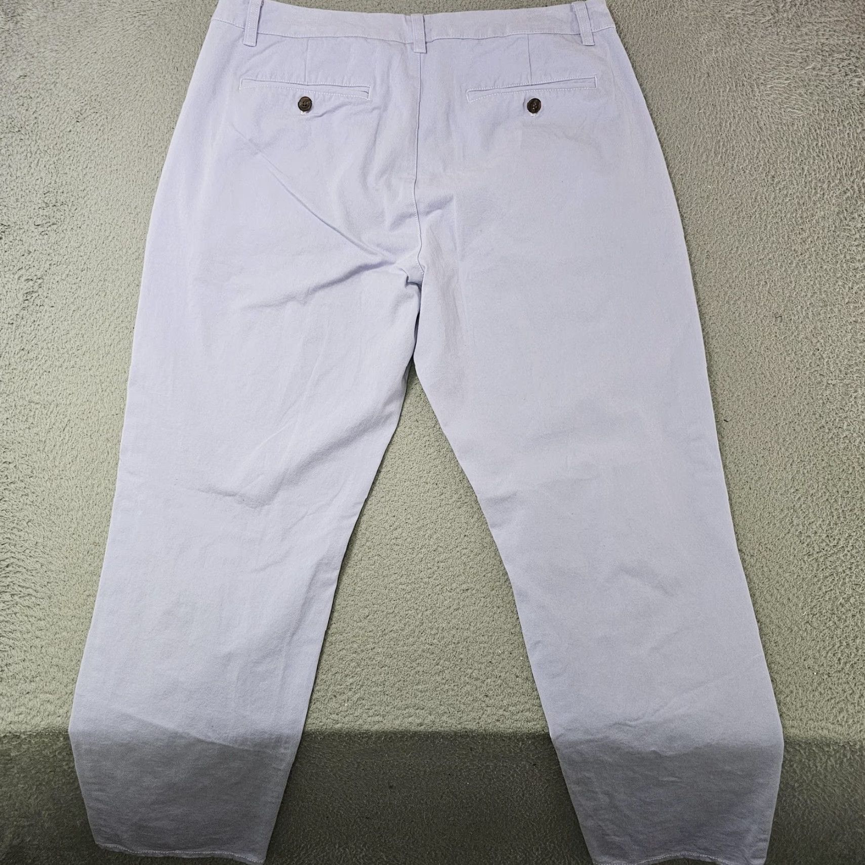 Bonobos Bonobos Chino Pants Mens 35x30 Light Purple Slim Fit Stretch Cotton Casual Size US 35 - 7 Thumbnail