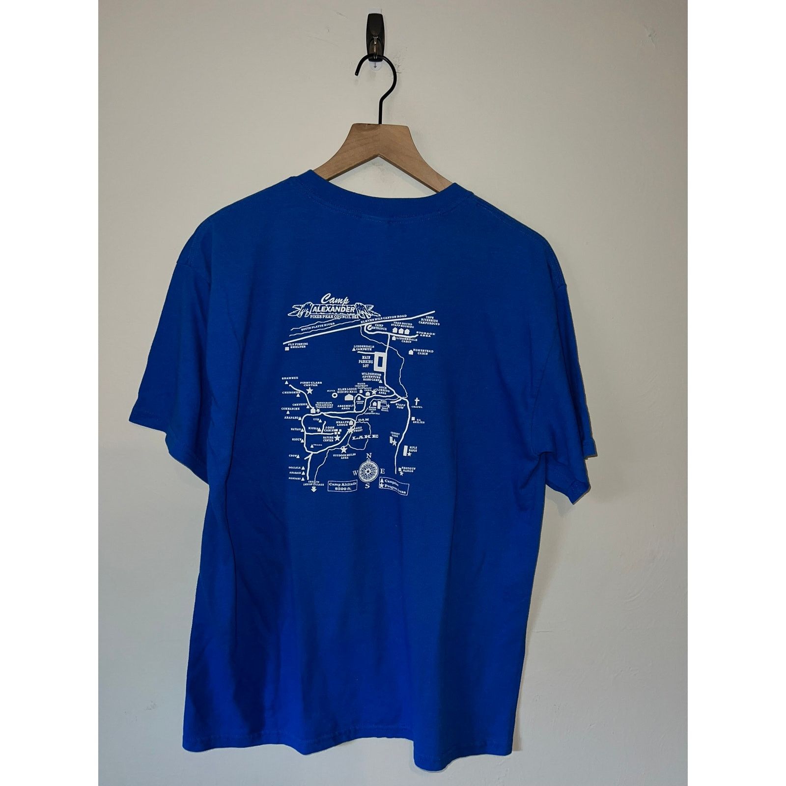 Gildan Vintage Boy Scouts Shirt Camp Alexander Pikes Peak Council L Size US L / EU 52-54 / 3 - 5 Thumbnail