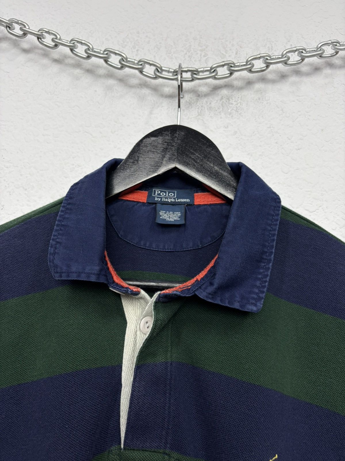 Polo Ralph Lauren Vintage Polo Ralph Lauren Rugby Polo Long Sleeve RRL Drake Size US S / EU 44-46 / 1 - 8 Thumbnail