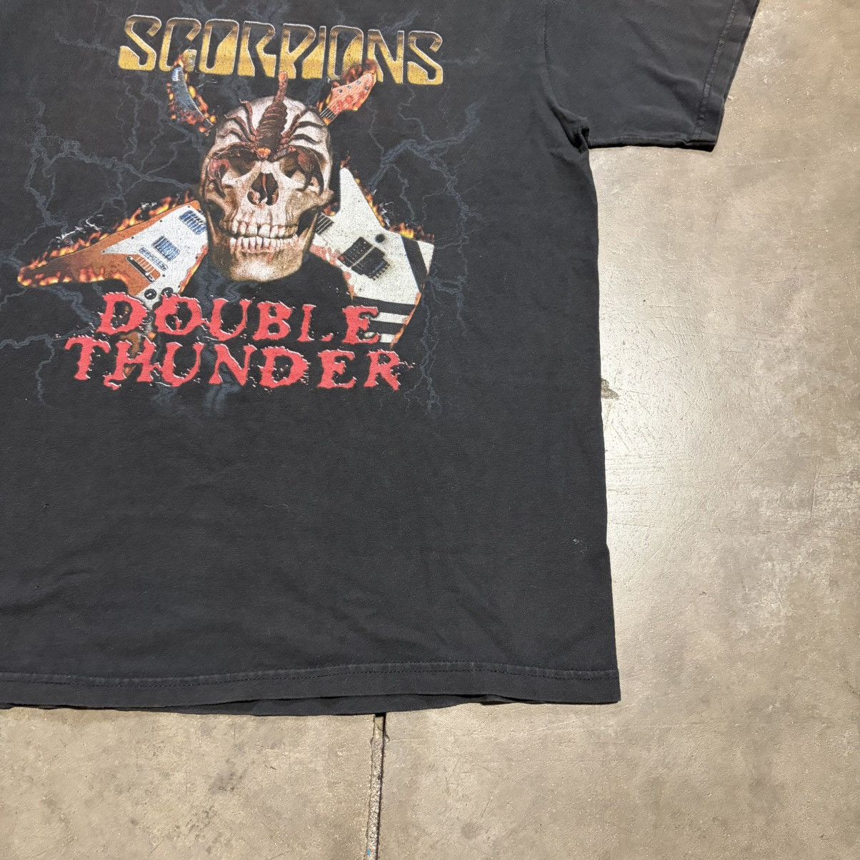 Band Tees Vintage Scorpion Double Thunder Band T shirt Rock Musc Tee Size US M / EU 48-50 / 2 - 3 Thumbnail