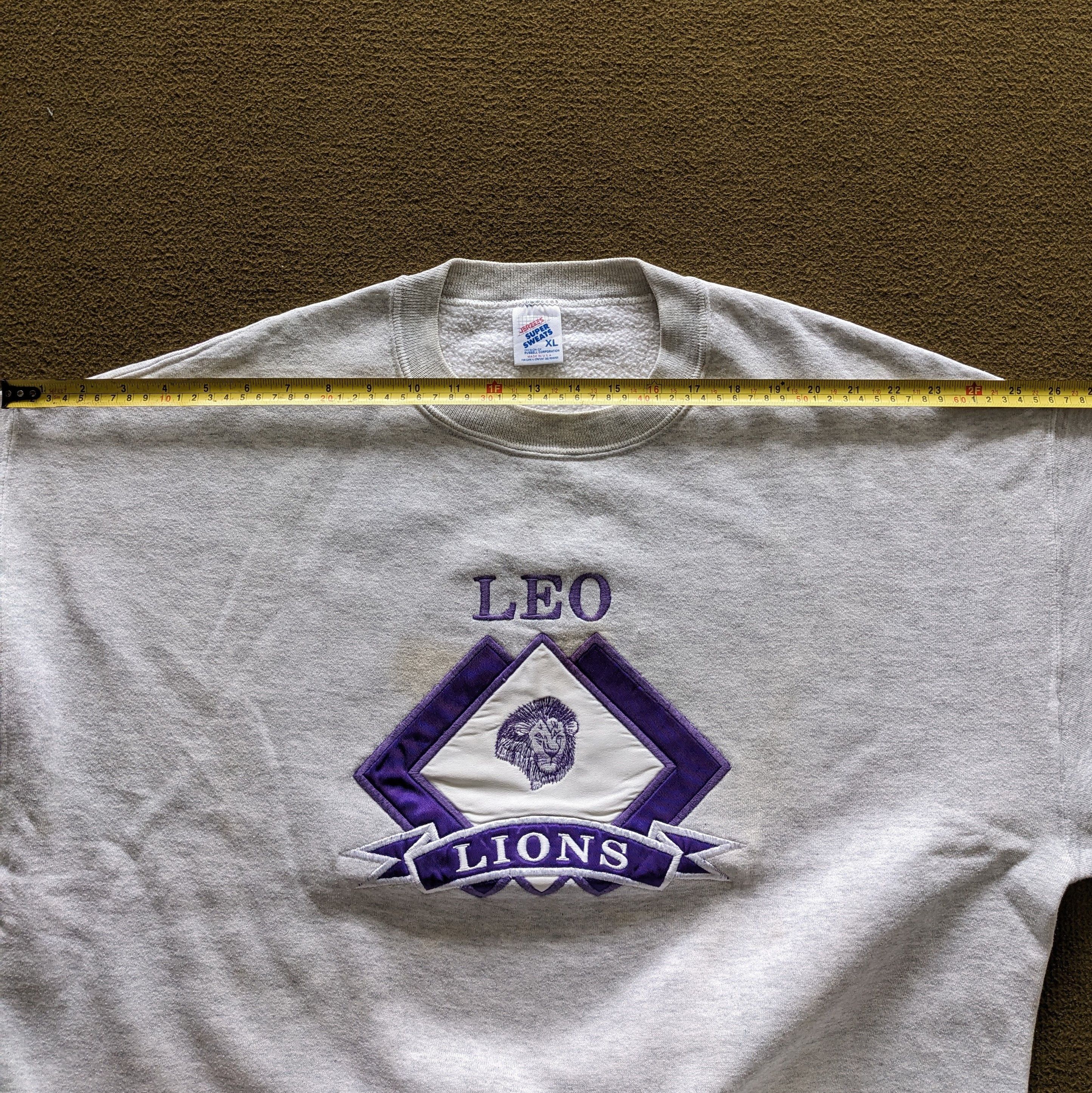 Vintage Vintage LEO LIONS American Sports Style Sweatshirt Size US XL / EU 56 / 4 - 5 Thumbnail